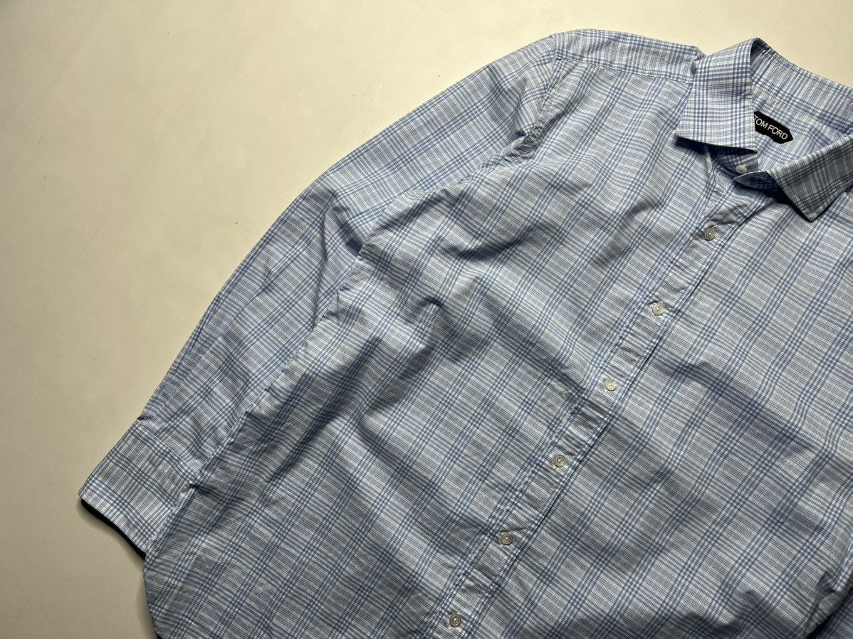Tom Ford Tom Ford Blue shirts button up Size US L / EU 52-54 / 3 - 3 Thumbnail