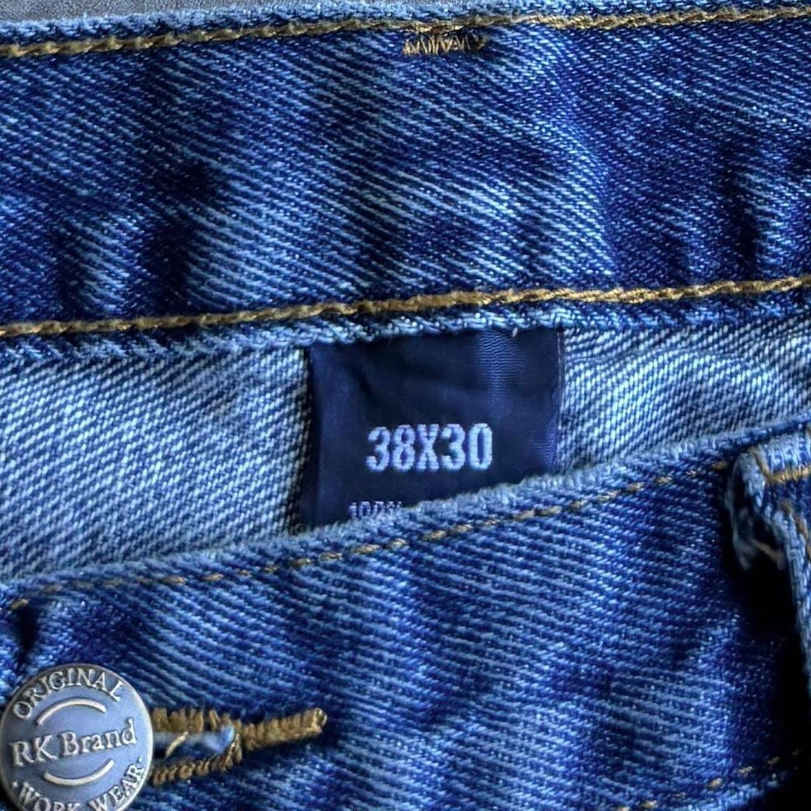 Carhartt × Vintage Vintage Y2K Carhartt Style Baggy Blue Carpenter Denim Jeans Size US 38 / EU 54 - 4 Thumbnail