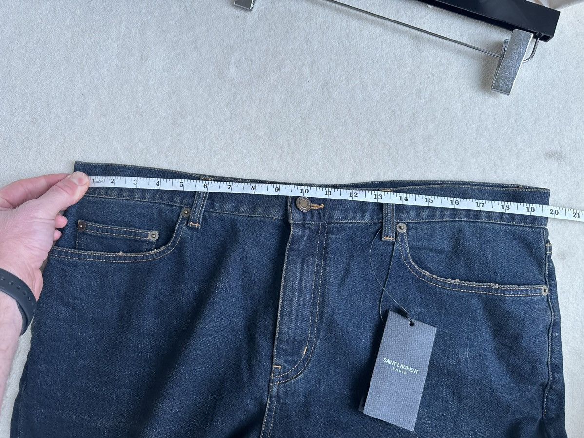 Saint Laurent Paris FW16 Saint Laurent Palladium dirty denim jeans Hedi d02 36 Size US 36 / EU 52 - 3 Thumbnail