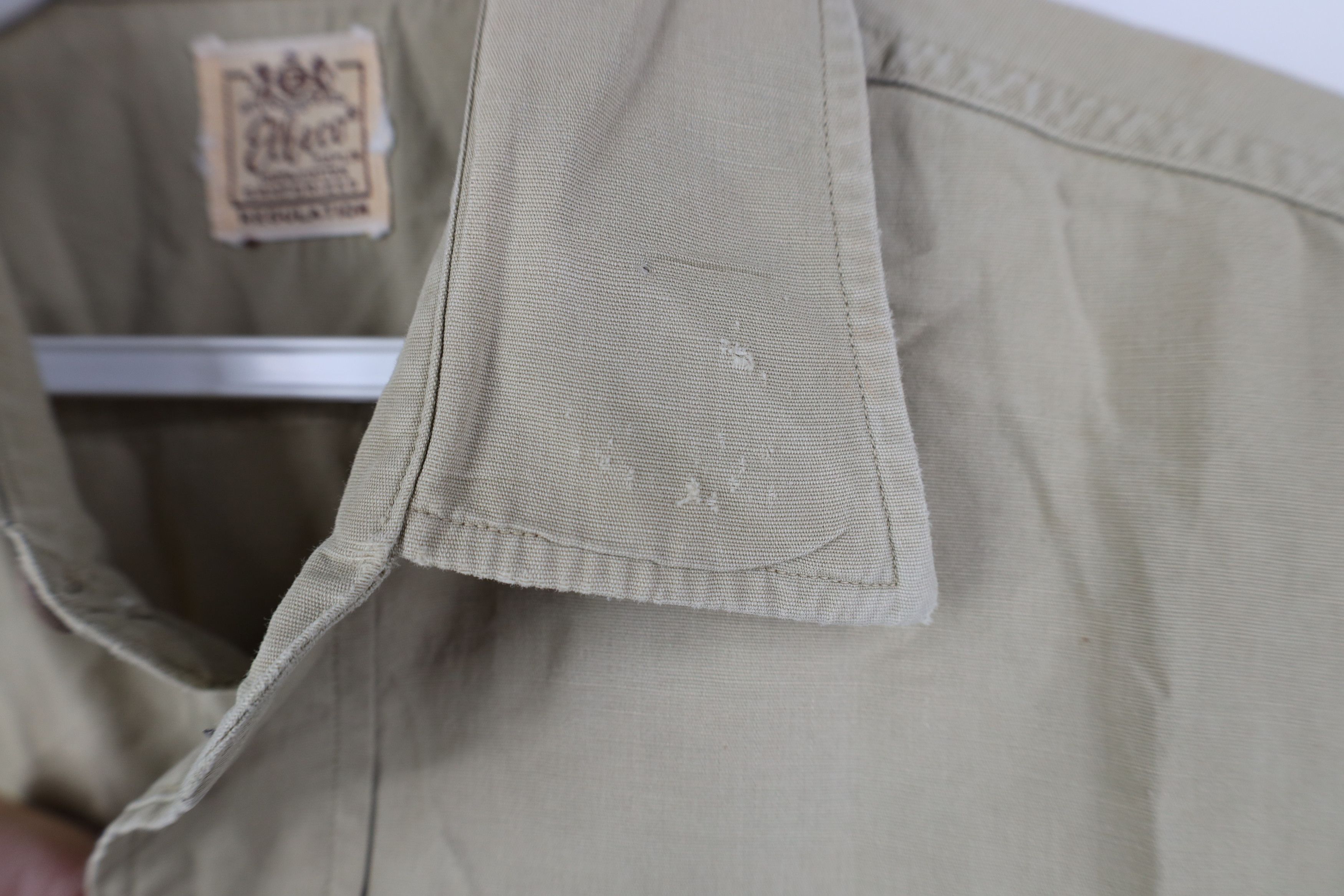 Vintage Vintage 40s 50s Elbeco Poplin Sanforized Button Shirt USA Size US M / EU 48-50 / 2 - 12 Thumbnail