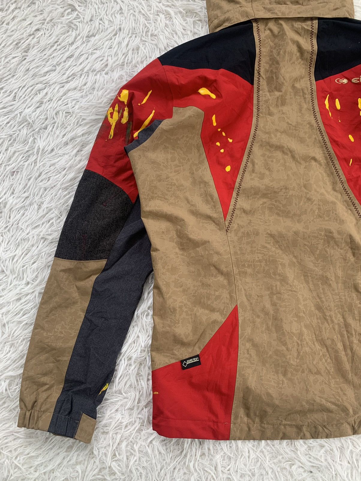 Goretex Cozy Paint Multicolor Eider Xenium Goretex Jacket Hooded Size US M / EU 48-50 / 2 - 8 Thumbnail
