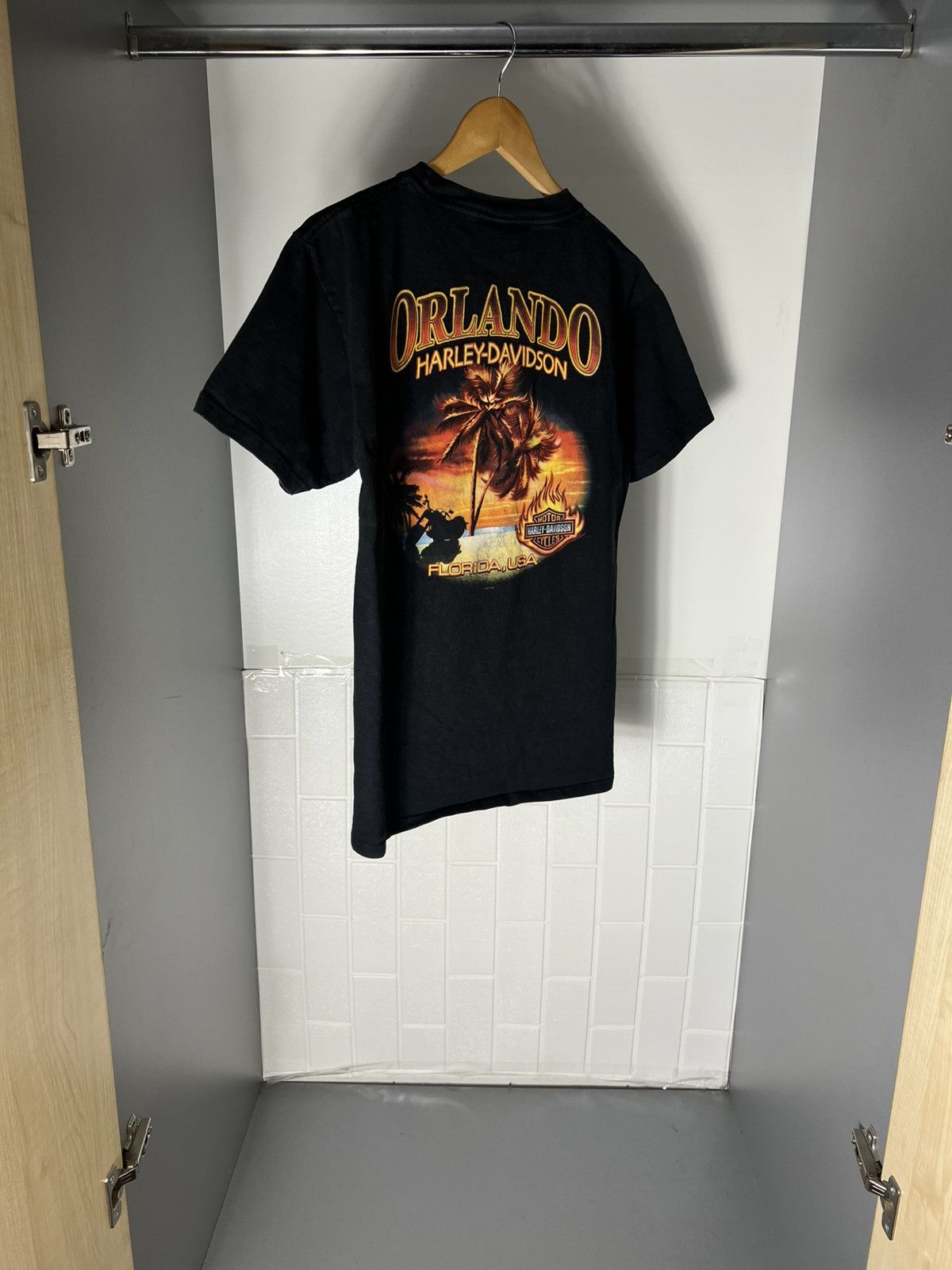 Harley Davidson VINTAGE HARLEY DAVIDSON ORLANDO MOTORCYCLE FLORIDA USA 90s Size US M / EU 48-50 / 2 - 12 Thumbnail