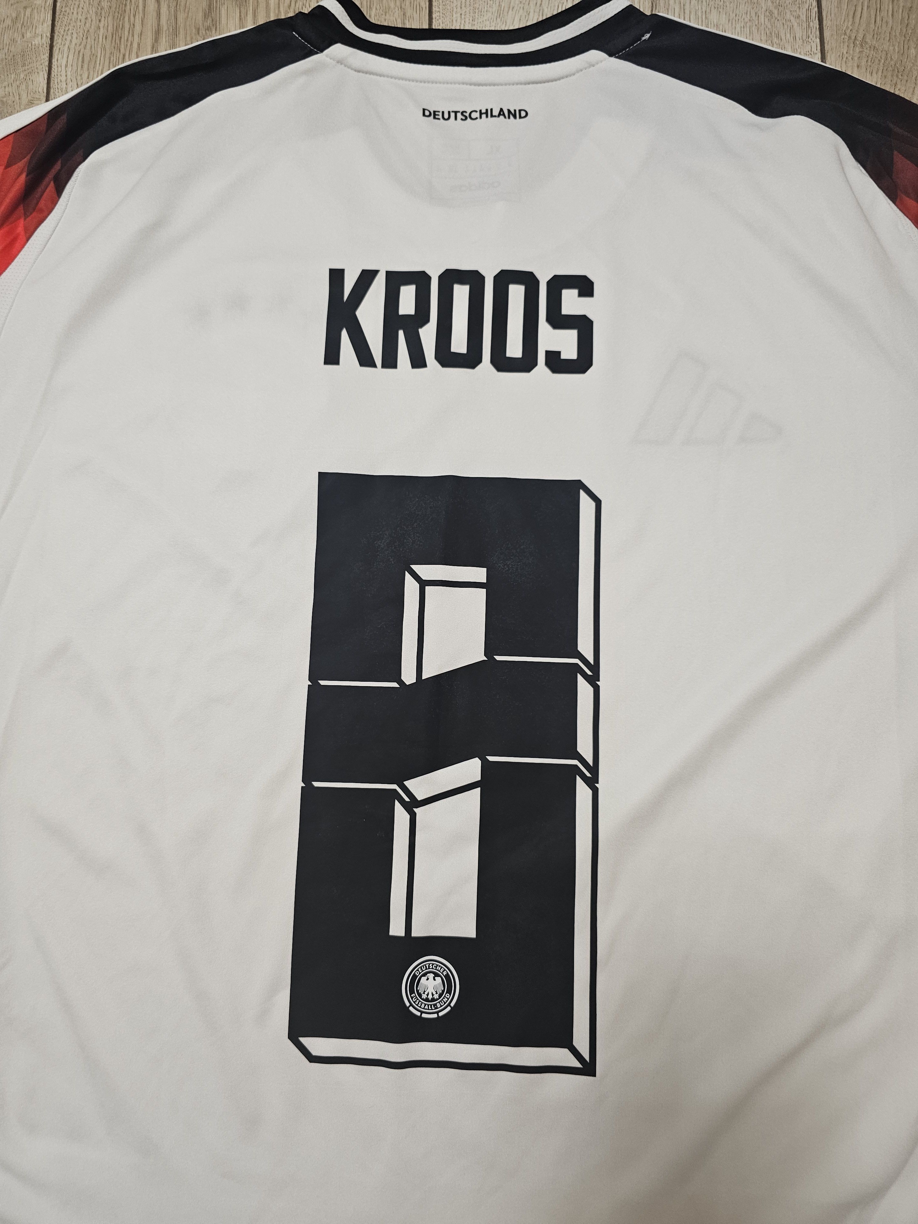 Adidas GERMANY 2024 HOME EURO KROOS FOOTBALL SHIRT SOCCER JERSEY Size US XL / EU 56 / 4 - 5 Thumbnail