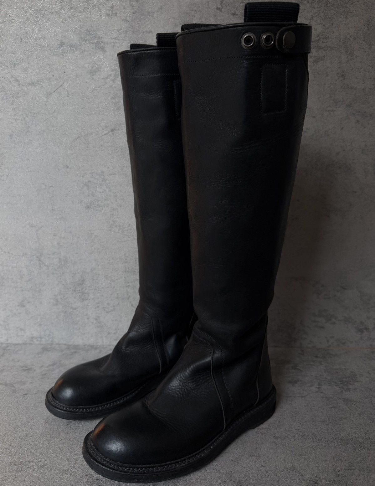 Rick Owens RICK OWENS - SS26 GABE LEATHER KNEE HIGH Size US 8 / IT 38 - 6 Thumbnail
