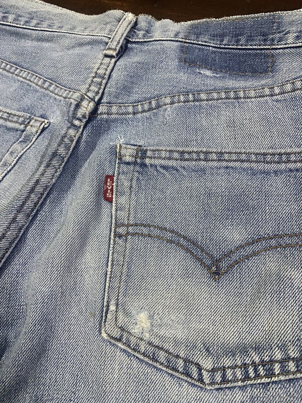 Levi's Vintage 90s levis BIG E LVC distressed selvedge denim Size 30" / US 8 / IT 44 - 18 Thumbnail