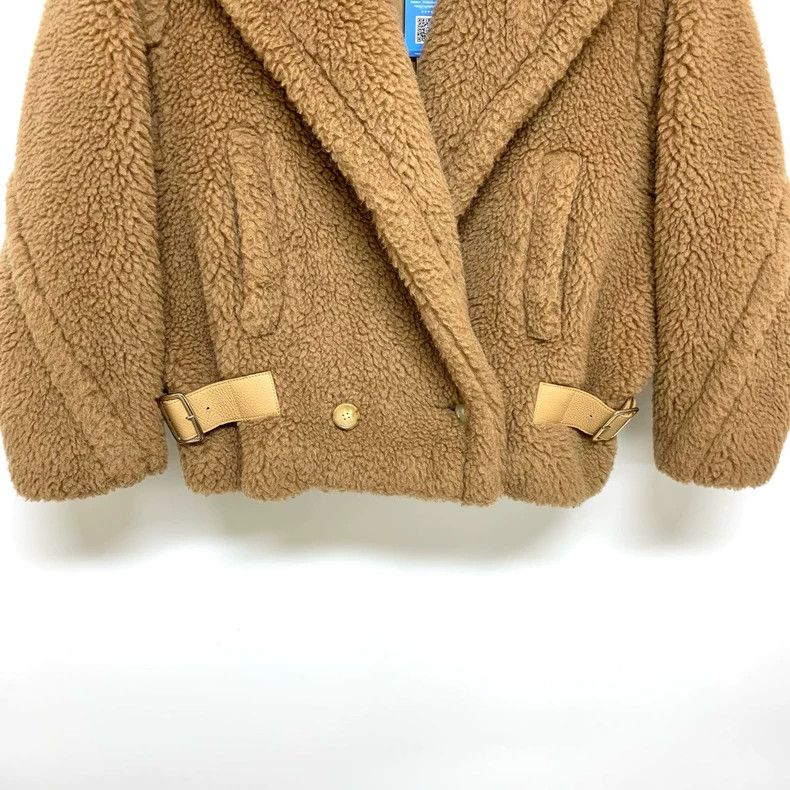 Max Mara Max Mara Camel Short Teddy Jacket Size S / US 4 / IT 40 - 6 Thumbnail