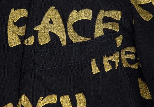 Other Comme Des Garcons Black vintage gilded logo blazer Size US S / EU 44-46 / 1 - 5 Thumbnail