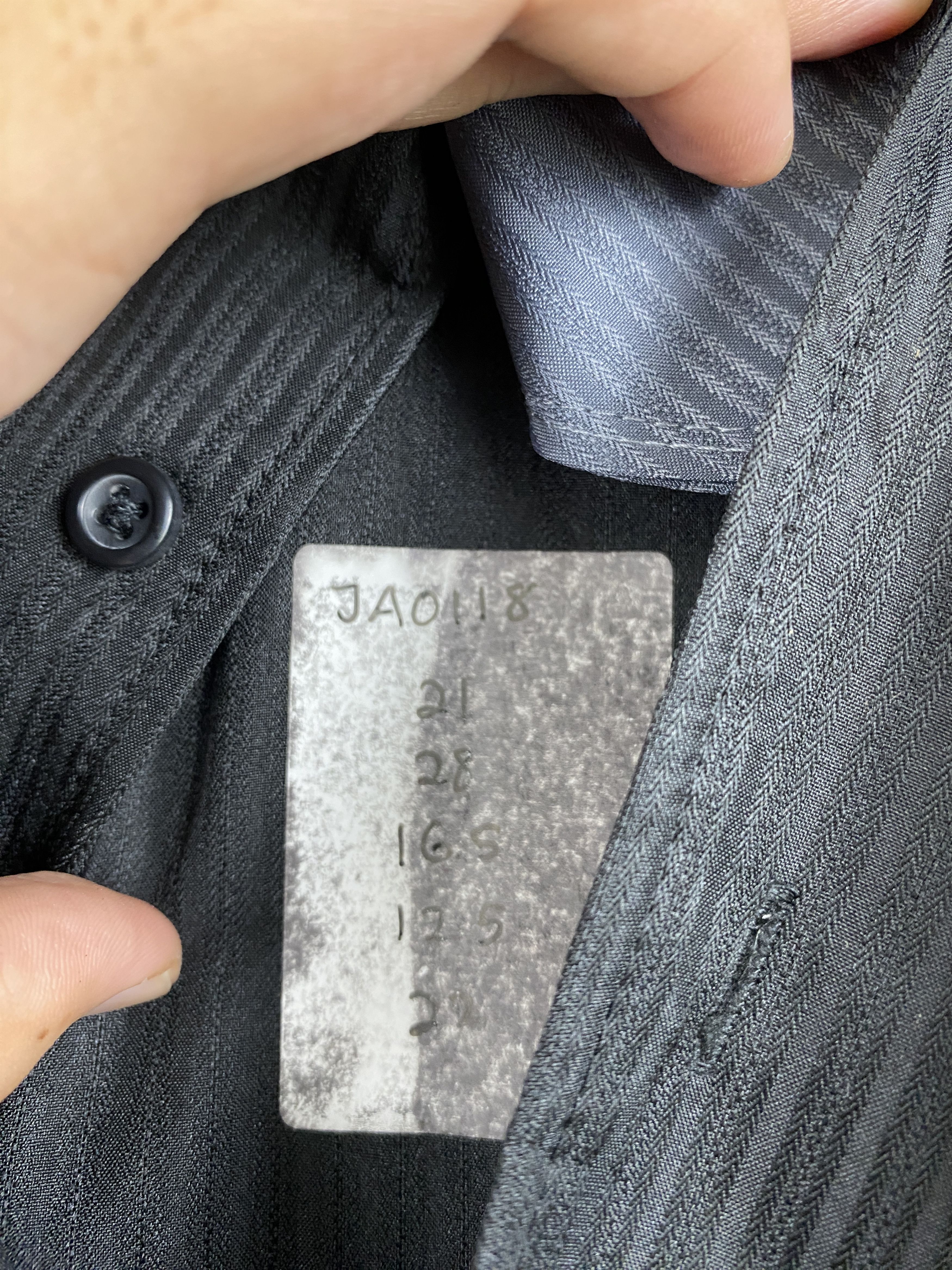Japanese Brand Vintage Franco Collezioni Button Ups Shirt Black JA0118 Size US L / EU 52-54 / 3 - 9 Thumbnail