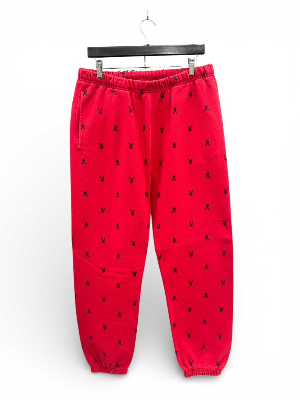 Playboy × Supreme Supreme Playboy Red Sweatpants Size US 34 / EU 50 - 1 Thumbnail