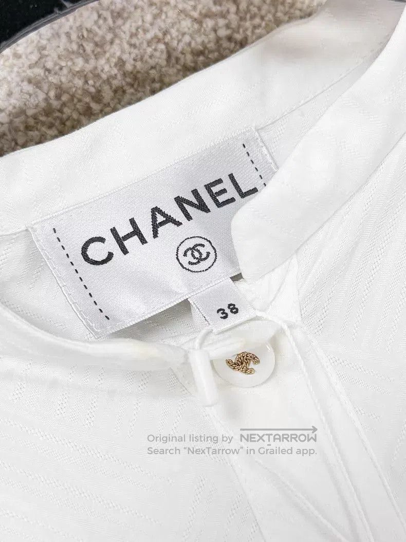 Chanel Chanel Dark lace long-sleeved shirt Size XS / US 0-2 / IT 36-38 - 5 Thumbnail