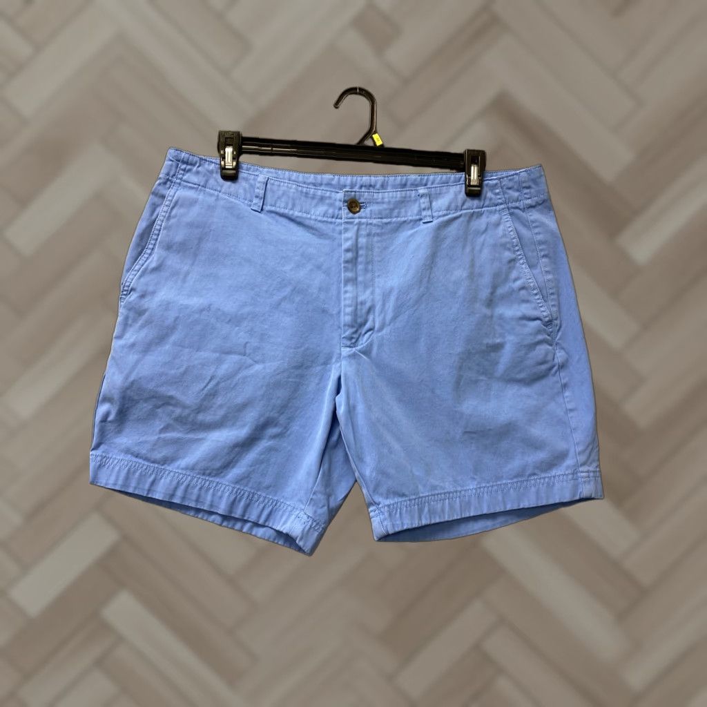 Brooks Brothers VINTAGE? No. Brooks Brothers Shorts Mens 38 Blue Bermuda Chino Zip Fly Casual Regular 8in Inseam Men M Size US 38 / EU 54 - 1 Thumbnail