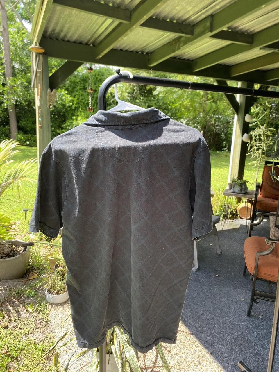 Burnside 90s Burnside Black Cross Graphic Quarter Polo Medium Size US M / EU 48-50 / 2 - 4 Thumbnail