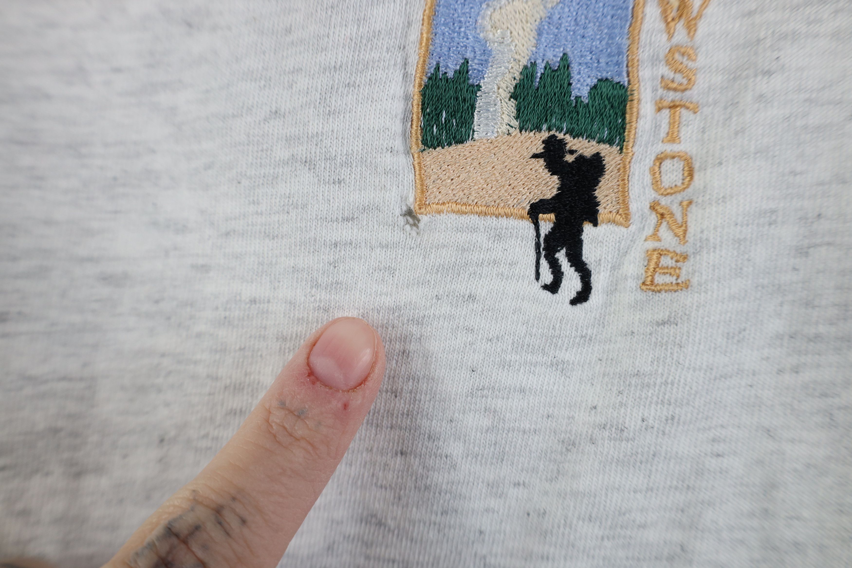 Vintage Vintage 90s Streetwear Yellowstone Long Sleeve T-Shirt Size US M / EU 48-50 / 2 - 5 Thumbnail