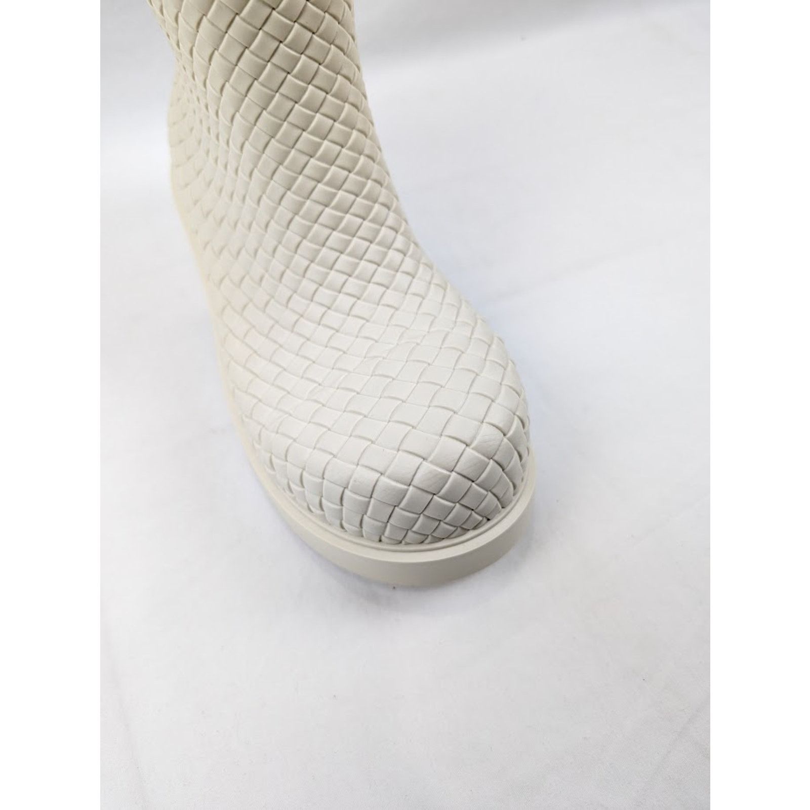 Bottega Veneta o1rshd1 Fireman Ankle Boots Biogum in Sea Salt Size US 11 / EU 44 - 5 Thumbnail