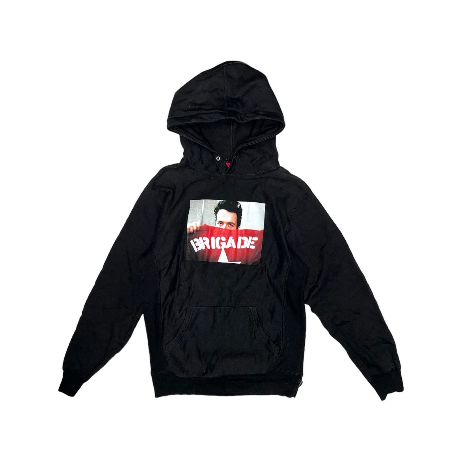 image of Supreme The Clash Brigade Hoodie in Black, Men's (Size Medium)