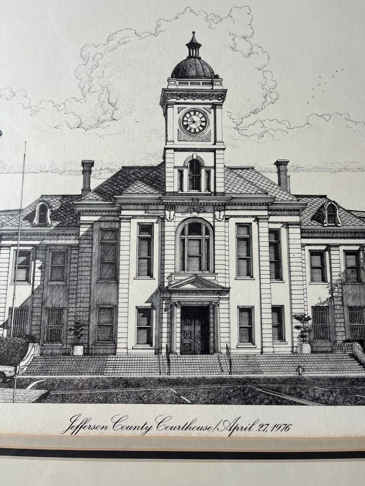 Vintage Jefferson County Courthouse1977, 95 of a limited run of 100 Size ONE SIZE - 2 Thumbnail