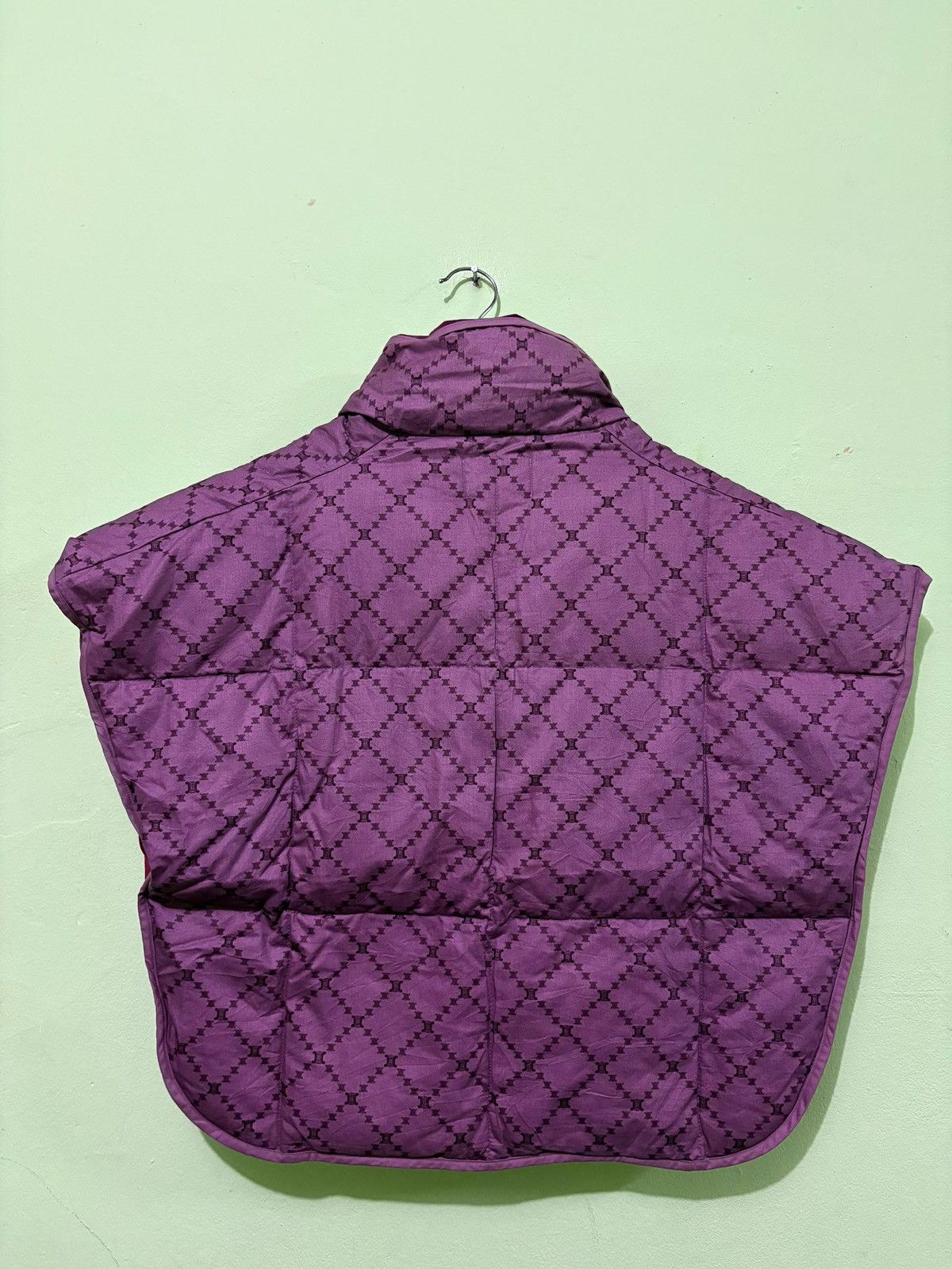 Celine Vintage Celine Poncho Vest Monogram Design Size US M / EU 48-50 / 2 - 4 Thumbnail