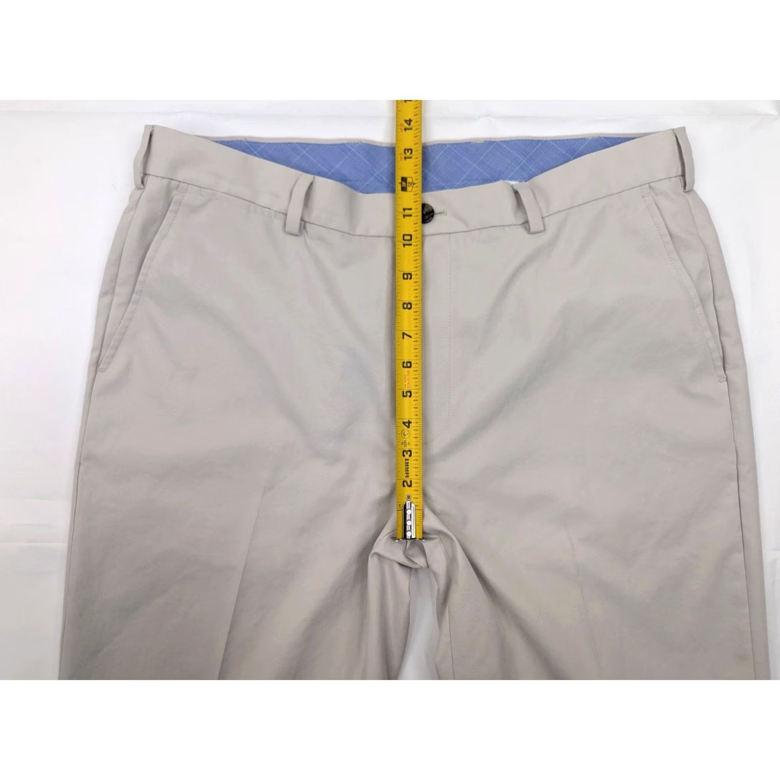 Brooks Brothers Brooks Brothers Clark Fit Chino Pants Men 38x31 Beige Cotton Spandex Flat Front Regular Straight - Classic/Business Casual 90s? Size US 38 / EU 54 - 6 Thumbnail