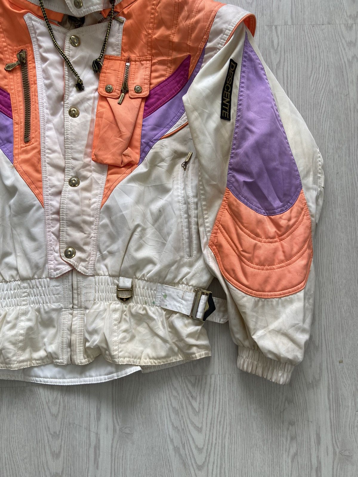 Descente × Sports Specialties Vintage 1990’s Descente Cargo Bomber Jacket Size US M / EU 48-50 / 2 - 4 Thumbnail