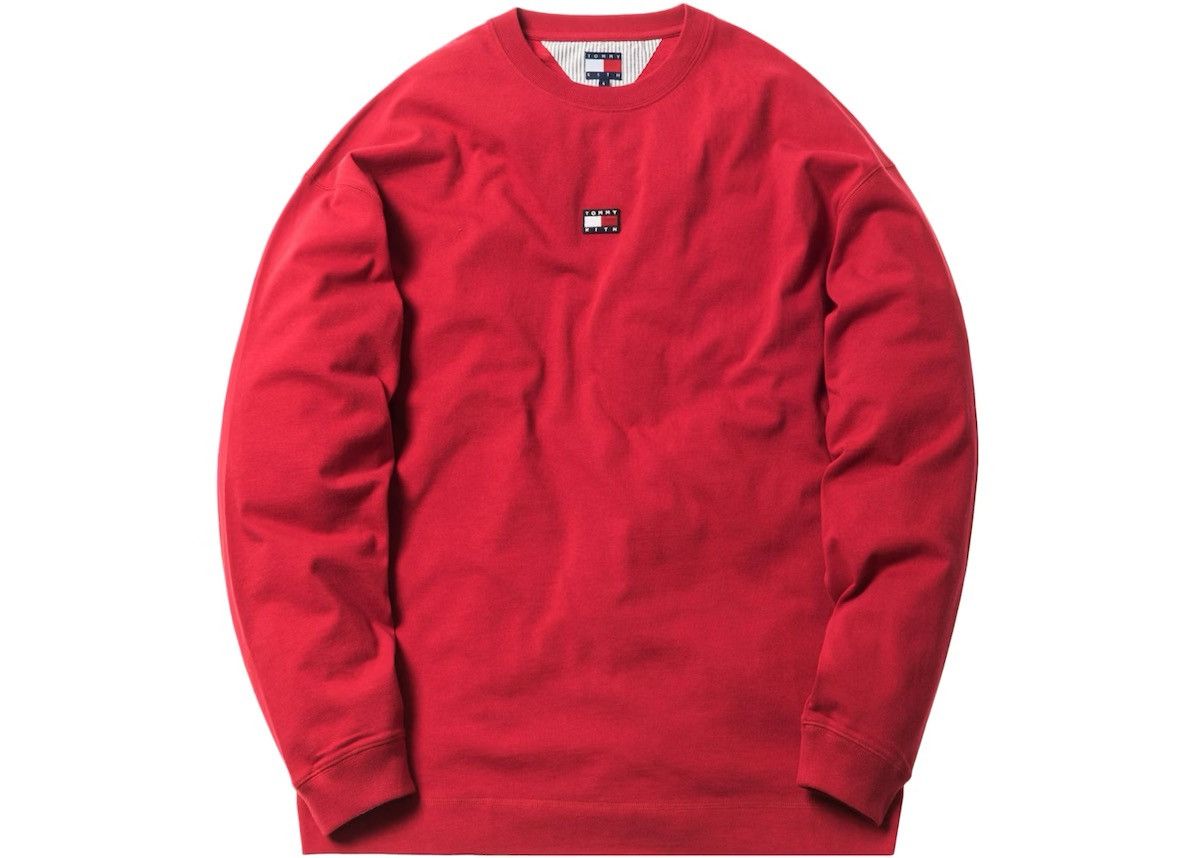 Kith × Tommy Hilfiger Kith x Tommy Hilfiger Mini Flag L/S Tee XL Red FW18 Size US XL / EU 56 / 4 - 2 Thumbnail