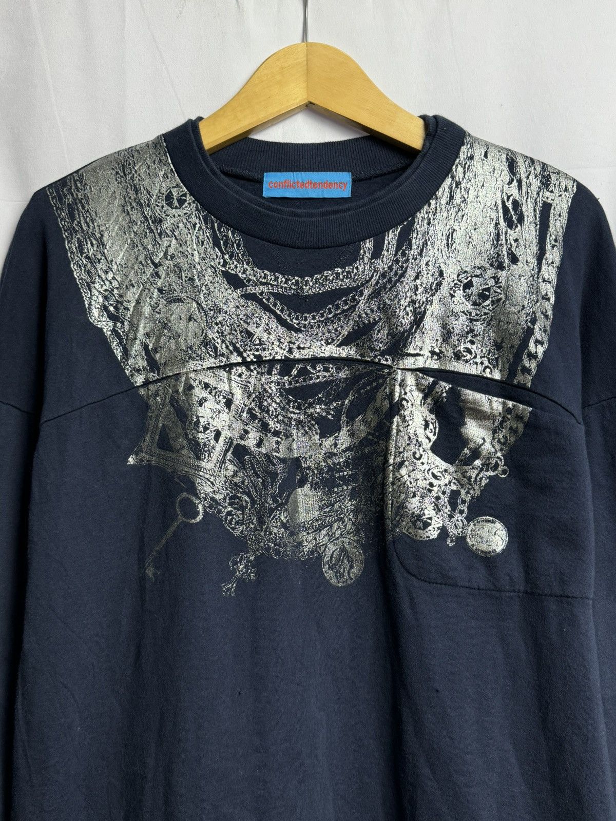 If Six Was Nine Japanese Double Collars Necklace Chain 14thaddict Size US M / EU 48-50 / 2 - 2 Thumbnail