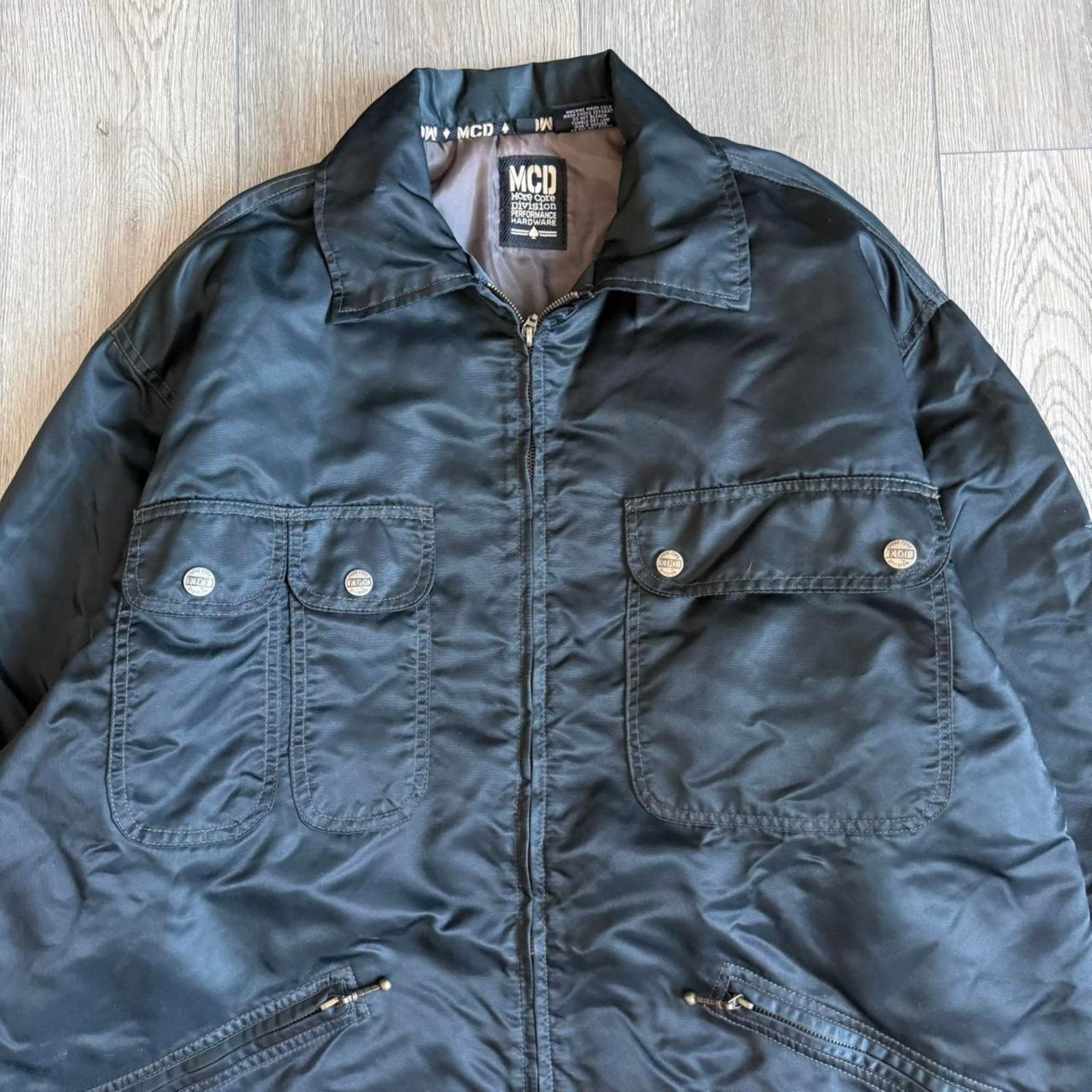 Other Vintage y2k mcd streetwear nylon chore jacket Size US L / EU 52-54 / 3 - 2 Thumbnail