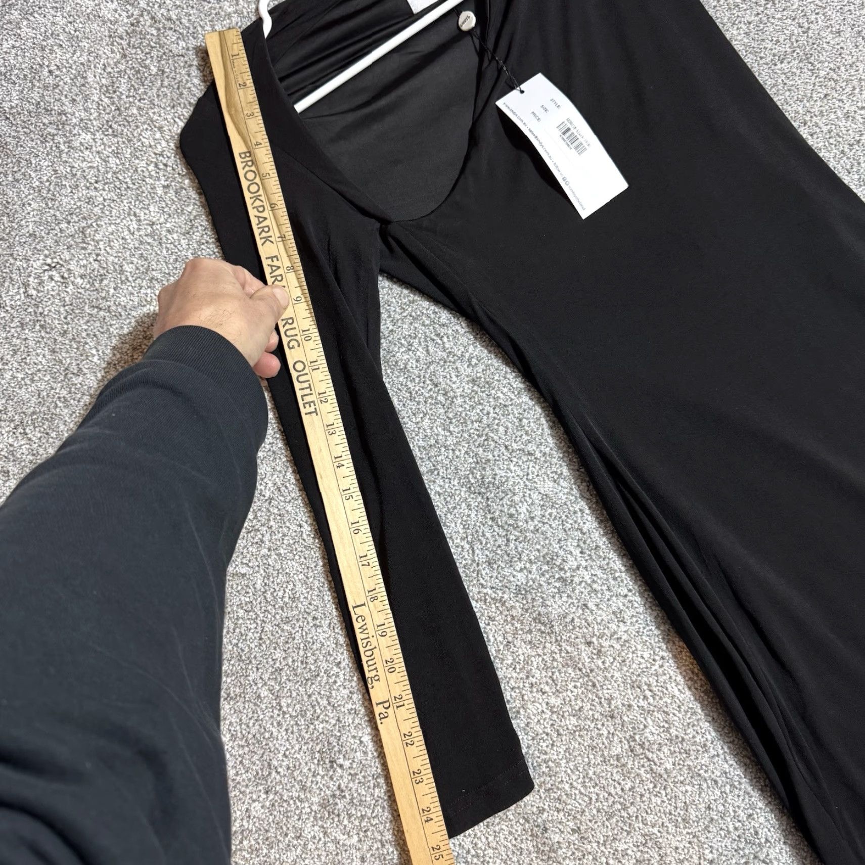 Vintage VINTAGE? No — but item is Cocktail Dress Size 6 Chic Asymmetrical Bodycon Minimalist Party Glam Sleek Edgy Size M / US 6-8 / IT 42-44 - 7 Thumbnail