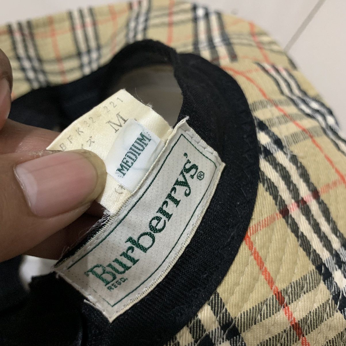 Burberry × Vintage Vintage burberry bucket hat Size 32 - 8 Thumbnail