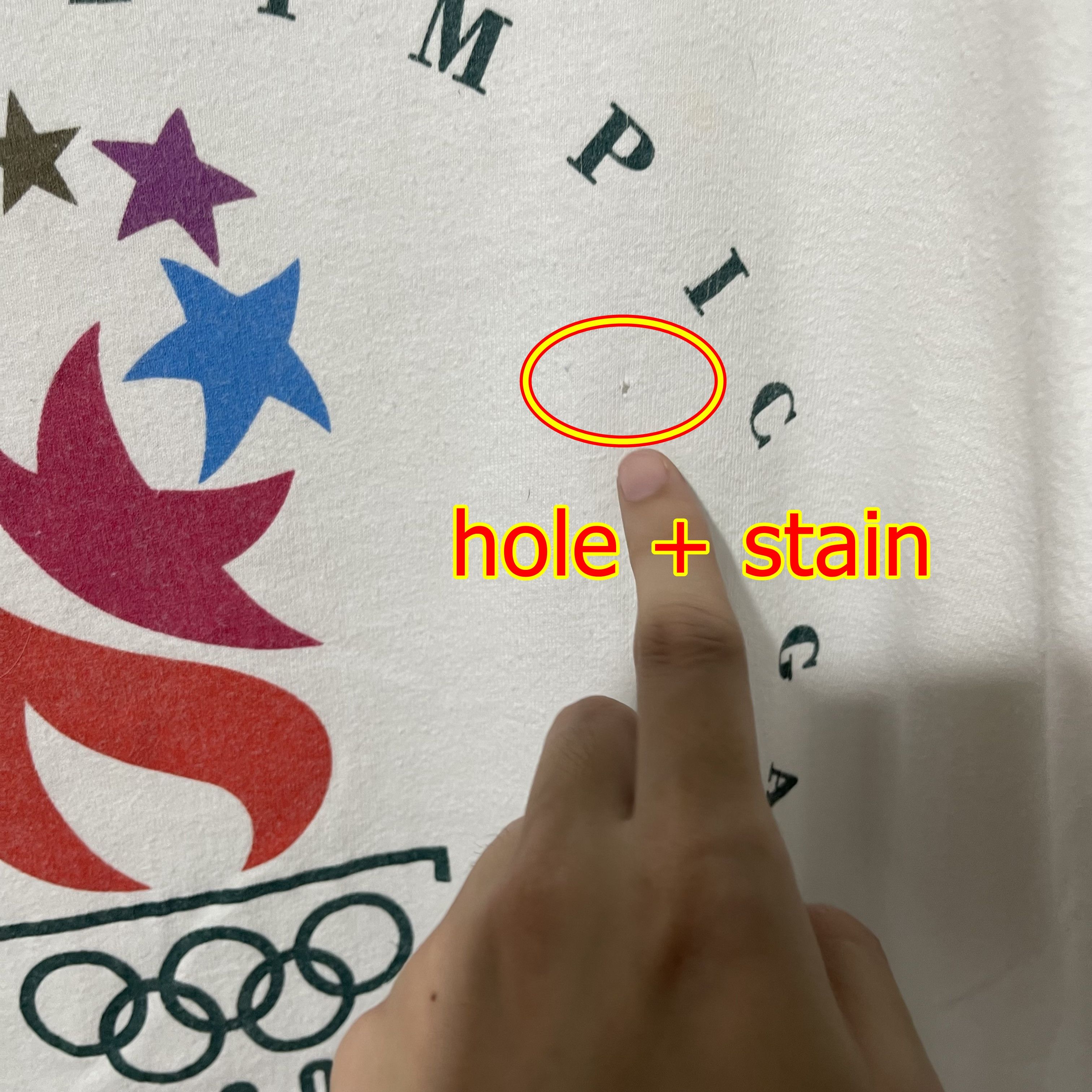 Vintage Vintage 1996 Atlanta Olympics T-Shirt Size US XL / EU 56 / 4 - 6 Thumbnail