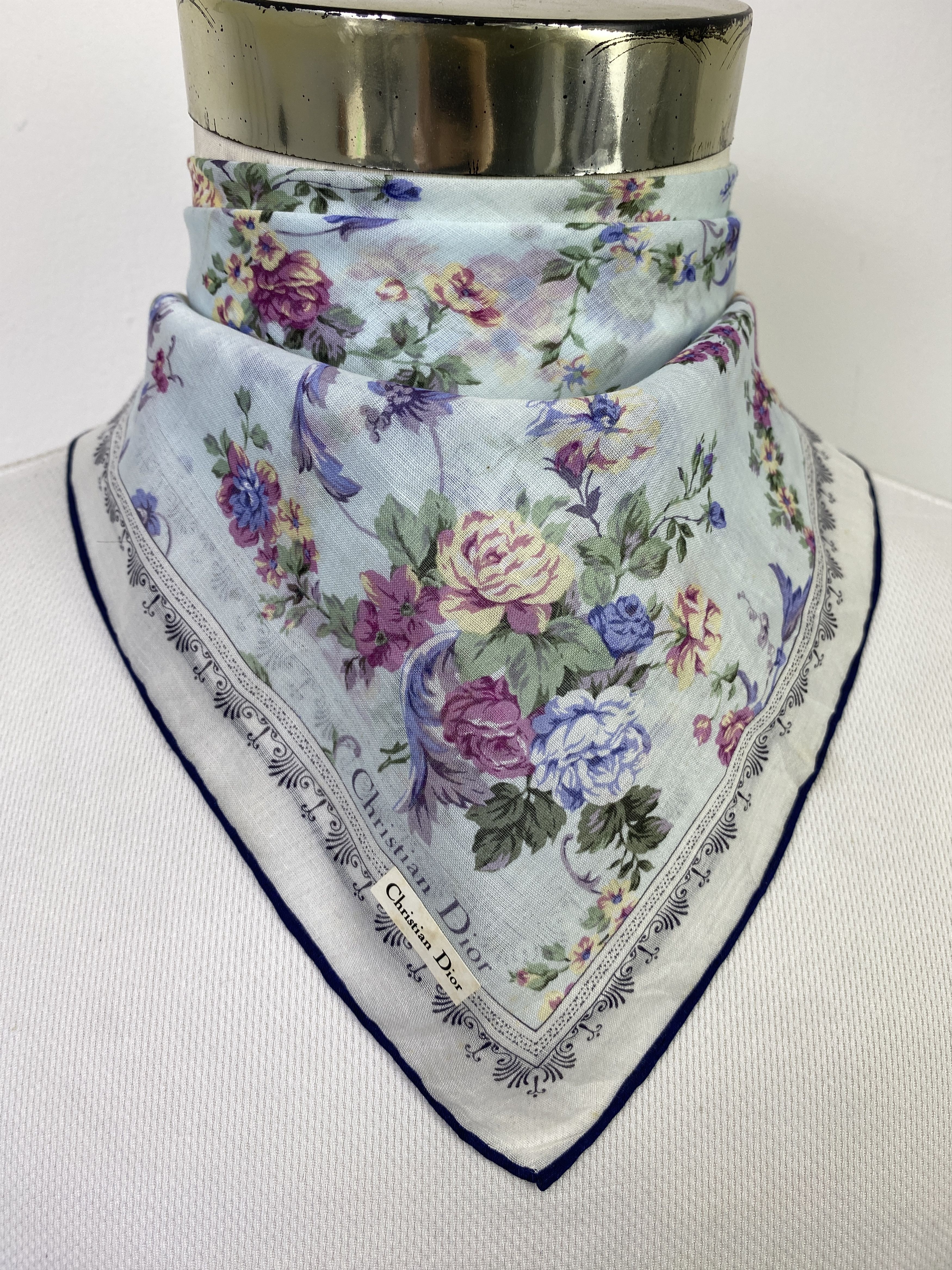 Dior Christian Dior Handkerchief / Neckerchief KT0176 Size ONE SIZE - 2 Thumbnail