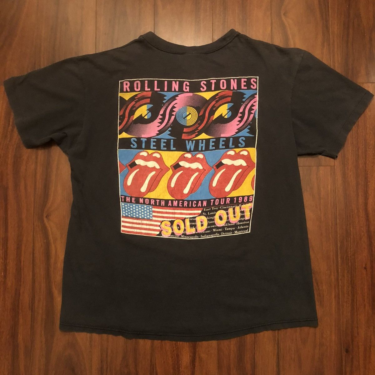 The Rolling Stones × Vintage Vintage 90s Rolling Stones 1989