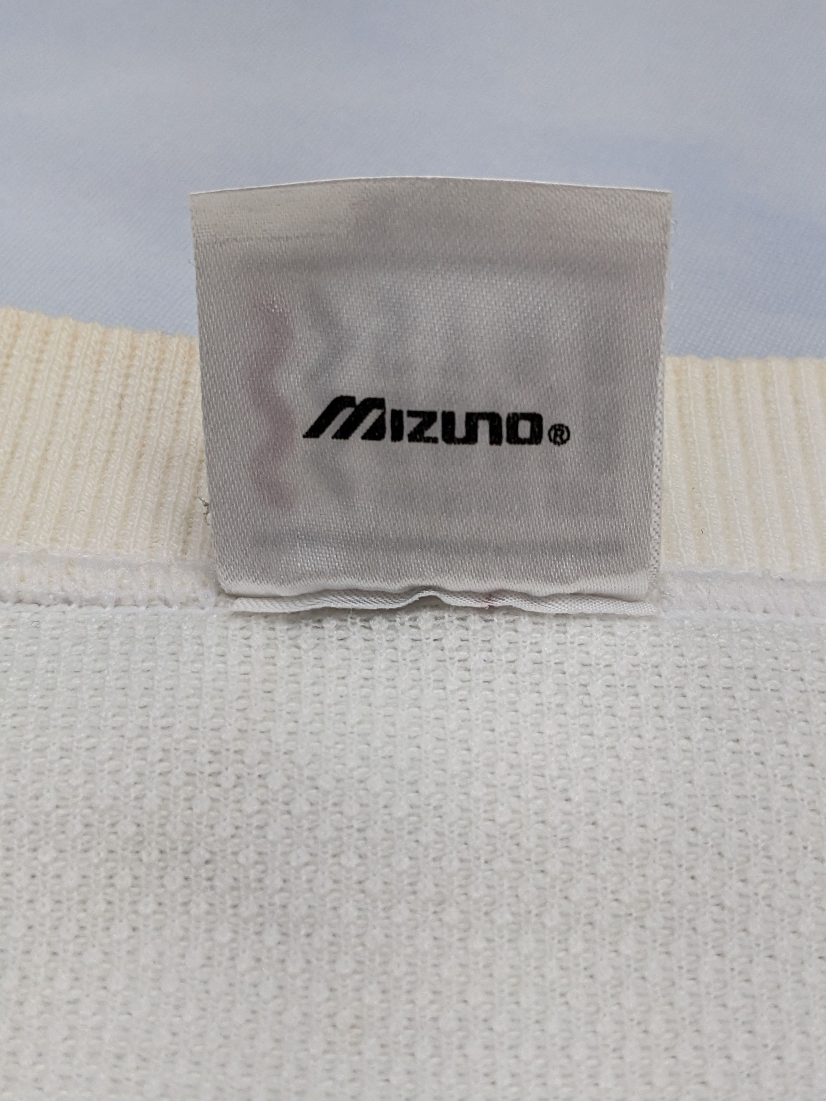 Mizuno Vintage Mizuno Super Star JASPO S White Crewneck Sweatshirt Size US S / EU 44-46 / 1 - 10 Thumbnail