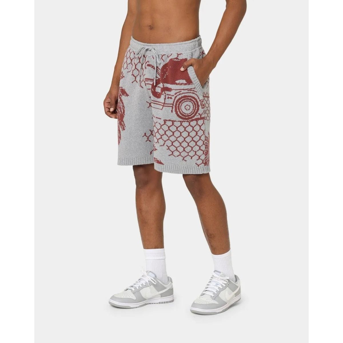 Honor the Gift Honor The Gift Men's Jungle Heavyweight Knit Cotton Shorts Size US 34 / EU 50 - 3 Thumbnail