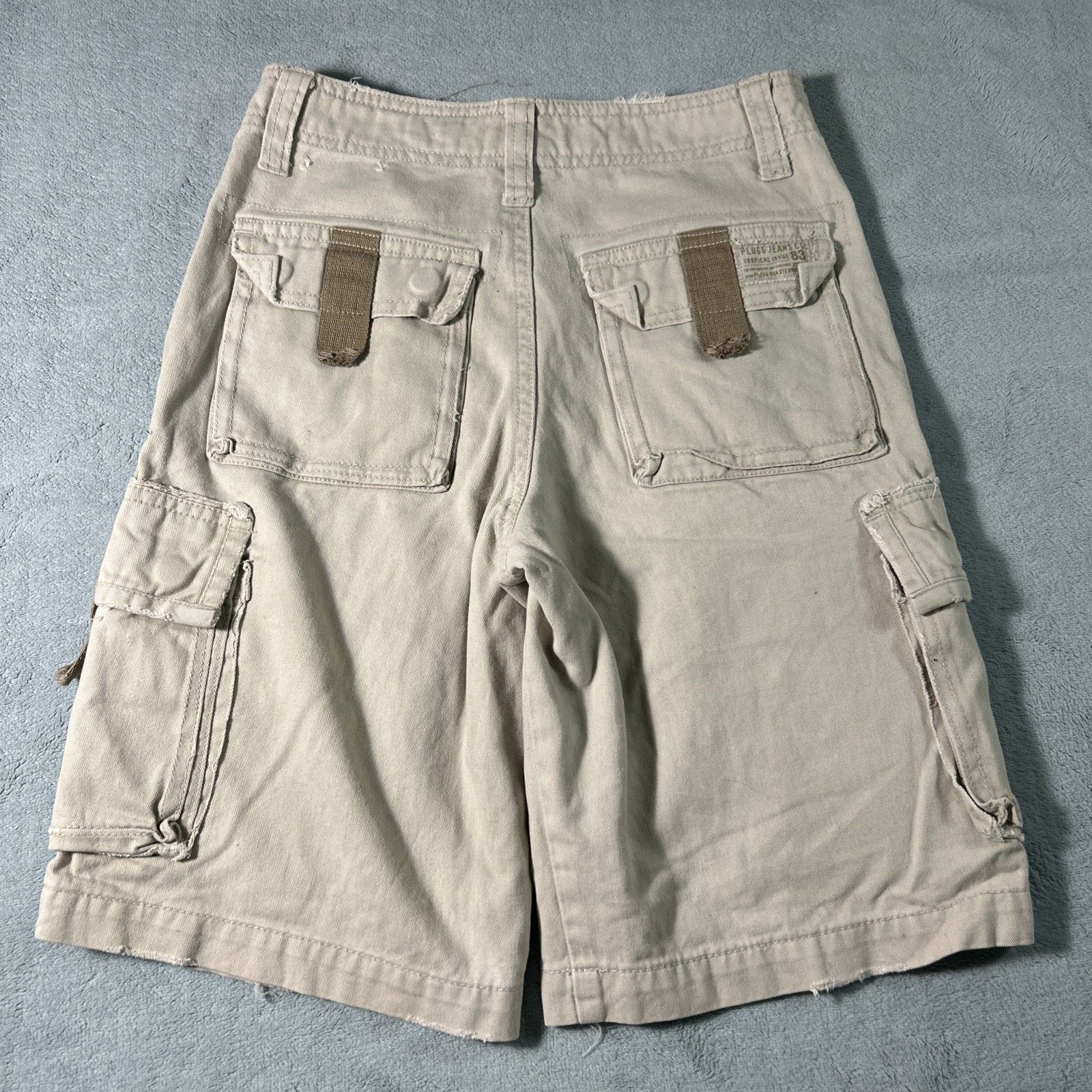 JNCO Cargo Shorts Boys 8 24x9 Child Utility Worker Skater Plugg Size 27" / US 4 / IT 40 - 2 Thumbnail