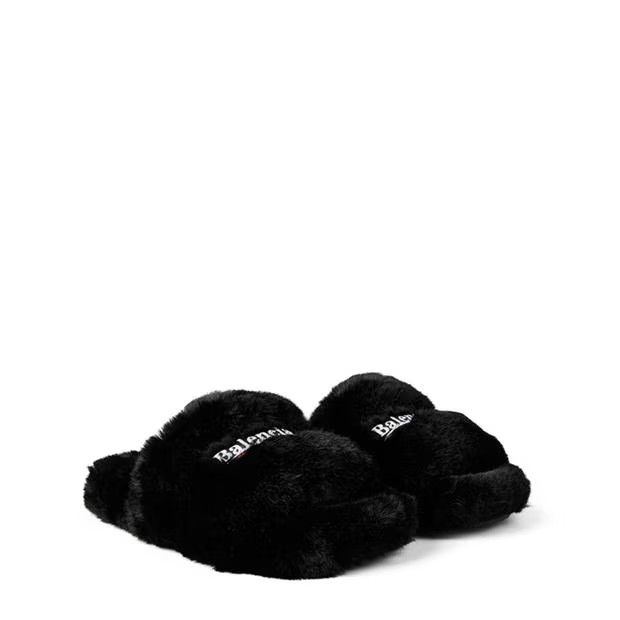 Balenciaga o1g2r1mq0924 Sliders in Black Size US 7 / IT 37 - 3 Thumbnail