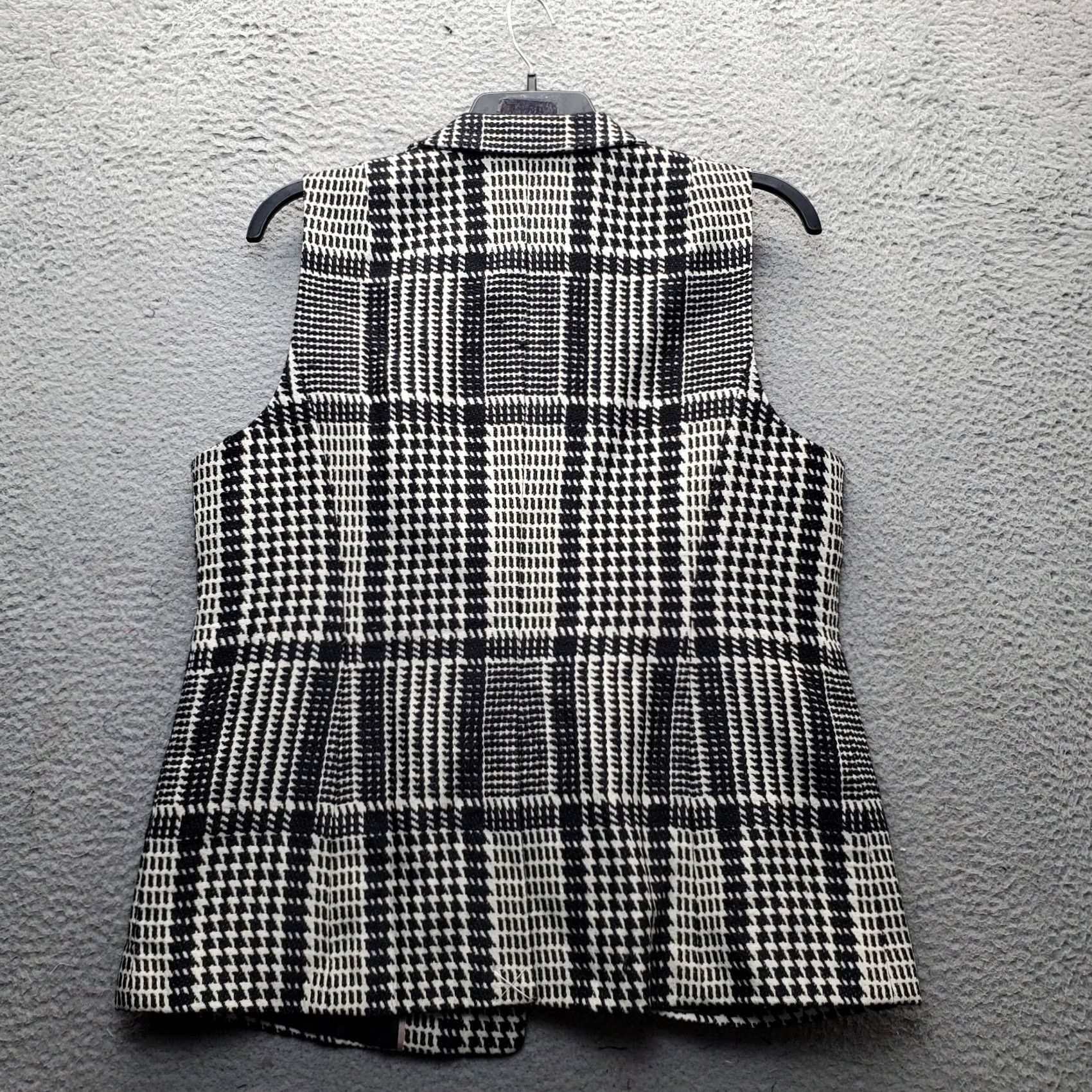 Talbots Talbots Blazer Vest Womens 16 Multi Houndstooth Glen Plaid Sleeveless One Button Shirt Womens Size 16 Plaid Size XXL / US 16-18 / IT 52-54 - 2 Thumbnail