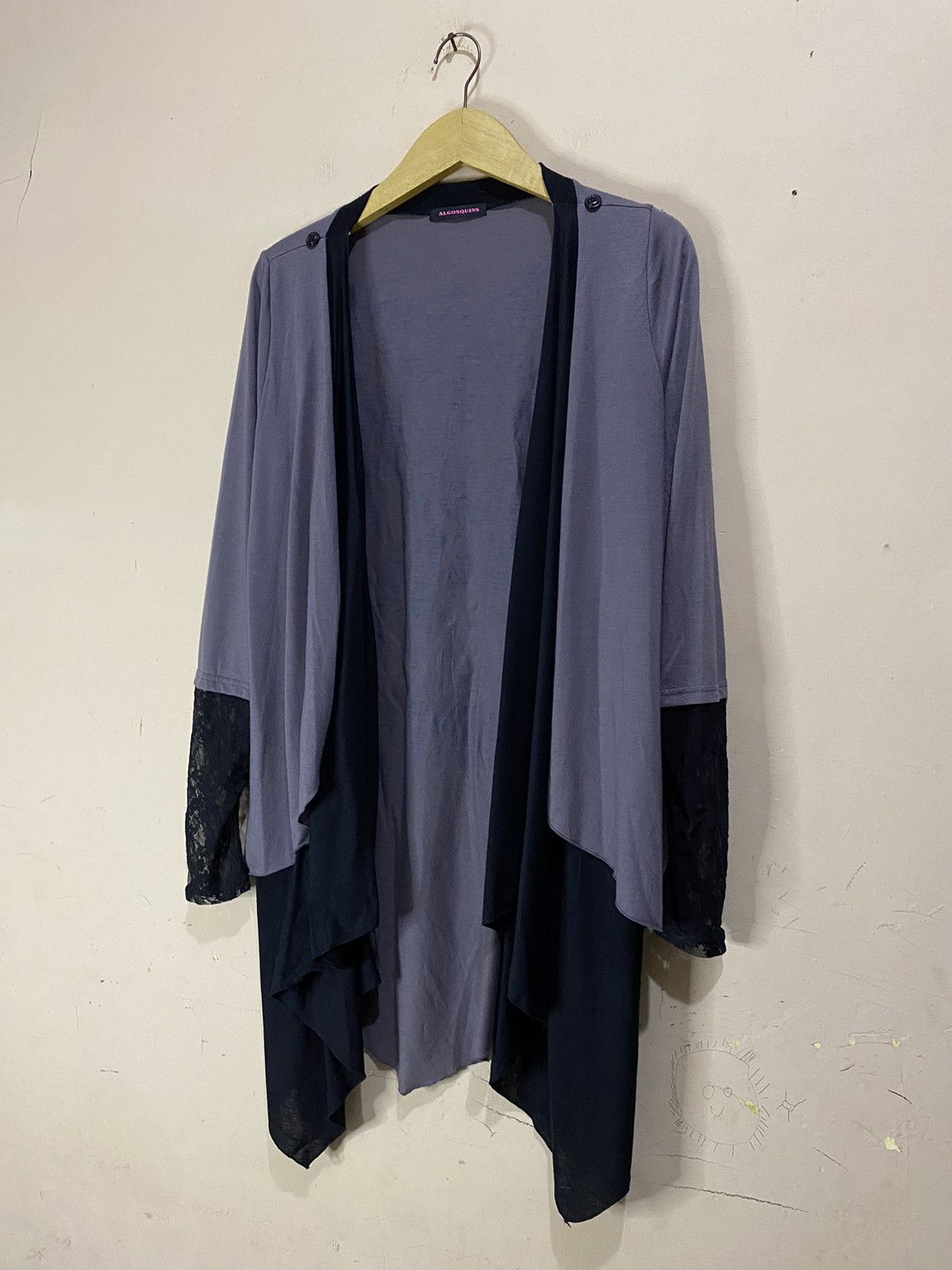 If Six Was Nine × Japanese Brand × KMRii Y2K Algonquins Japan Cardigan Punk Style Double Layer Size ONE SIZE - 8 Thumbnail