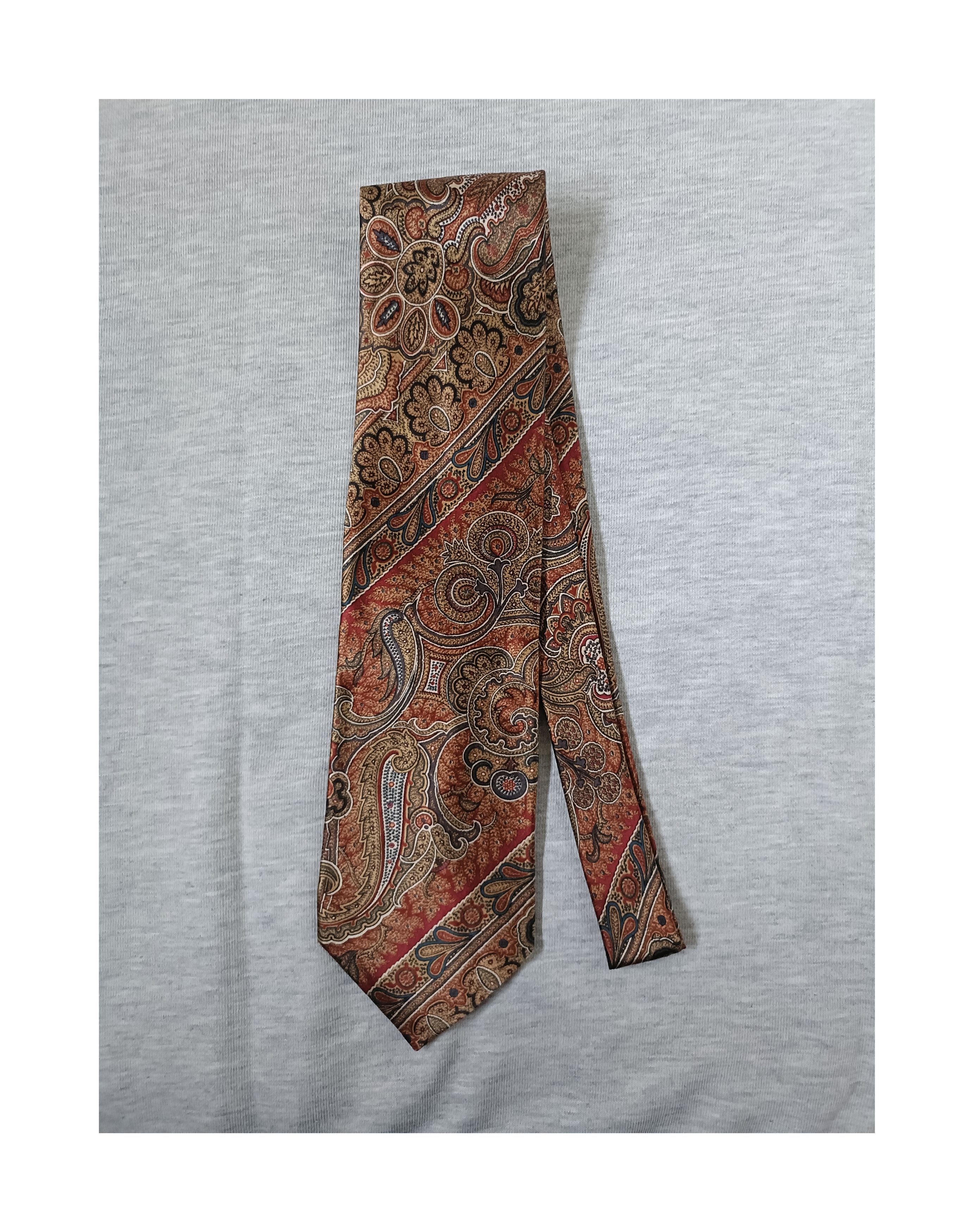 Yves Saint Laurent Yves saint Laurent paisley silk tie Size ONE SIZE - 3 Thumbnail