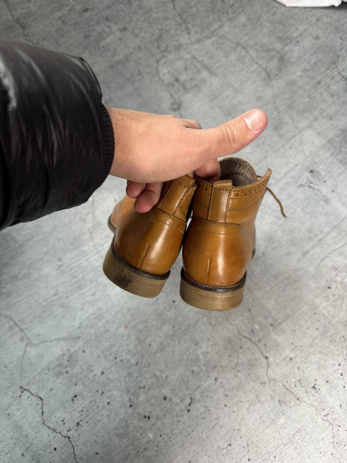 Genuine Leather Durango West Cowboy Boots Brown Leather 10 D USA Size US 7 / EU 40 - 8 Thumbnail