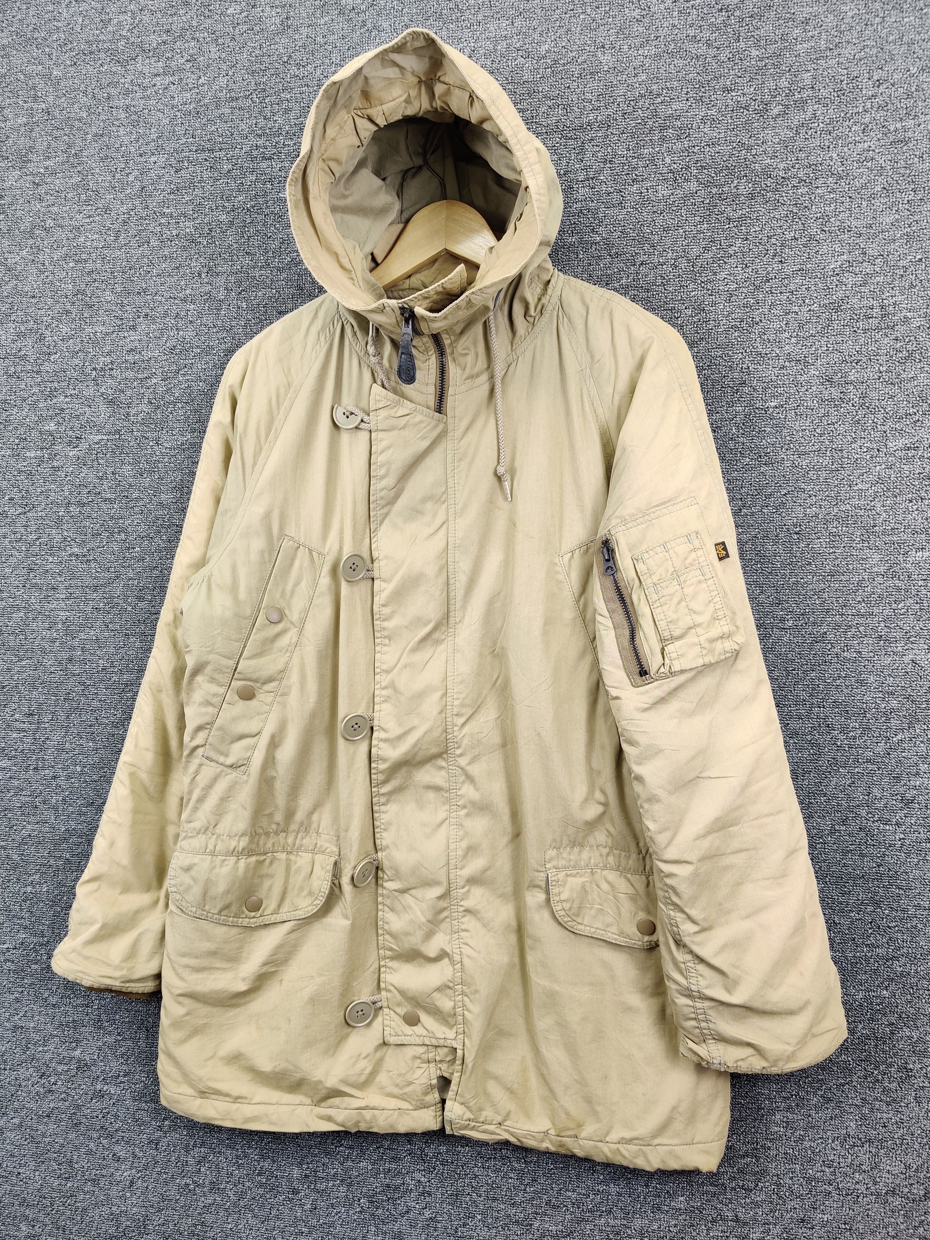 Alpha Industries Alpha Industries x Margarett Howell N-3B Parka Flight Jacket Size US M / EU 48-50 / 2 - 2 Thumbnail