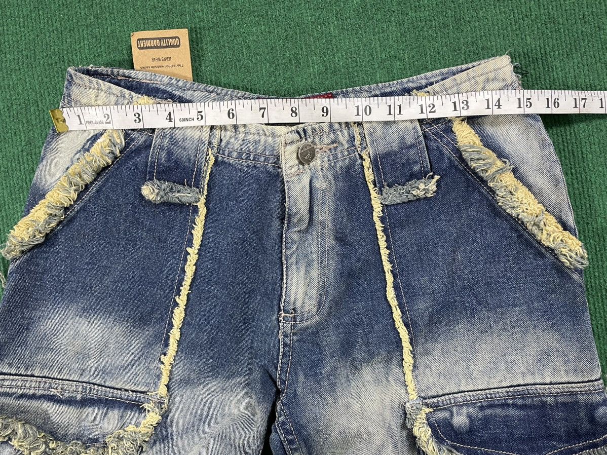 If Six Was Nine Distressed Look Japanese Jeans Multipocket Size US 30 / EU 46 - 9 Thumbnail