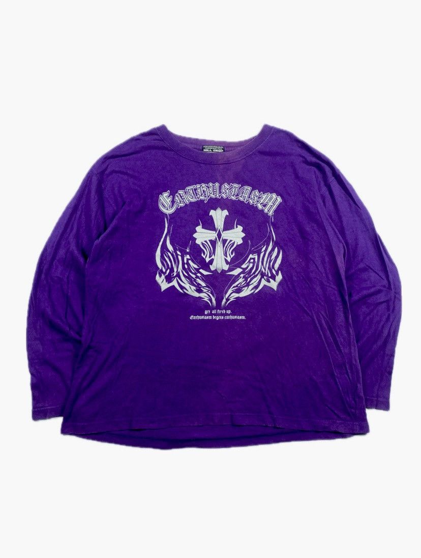 Hysteric Glamour Japanese Hill Crop poem gothic skull long sleeve ifsix style Size US L / EU 52-54 / 3 - 1 Thumbnail
