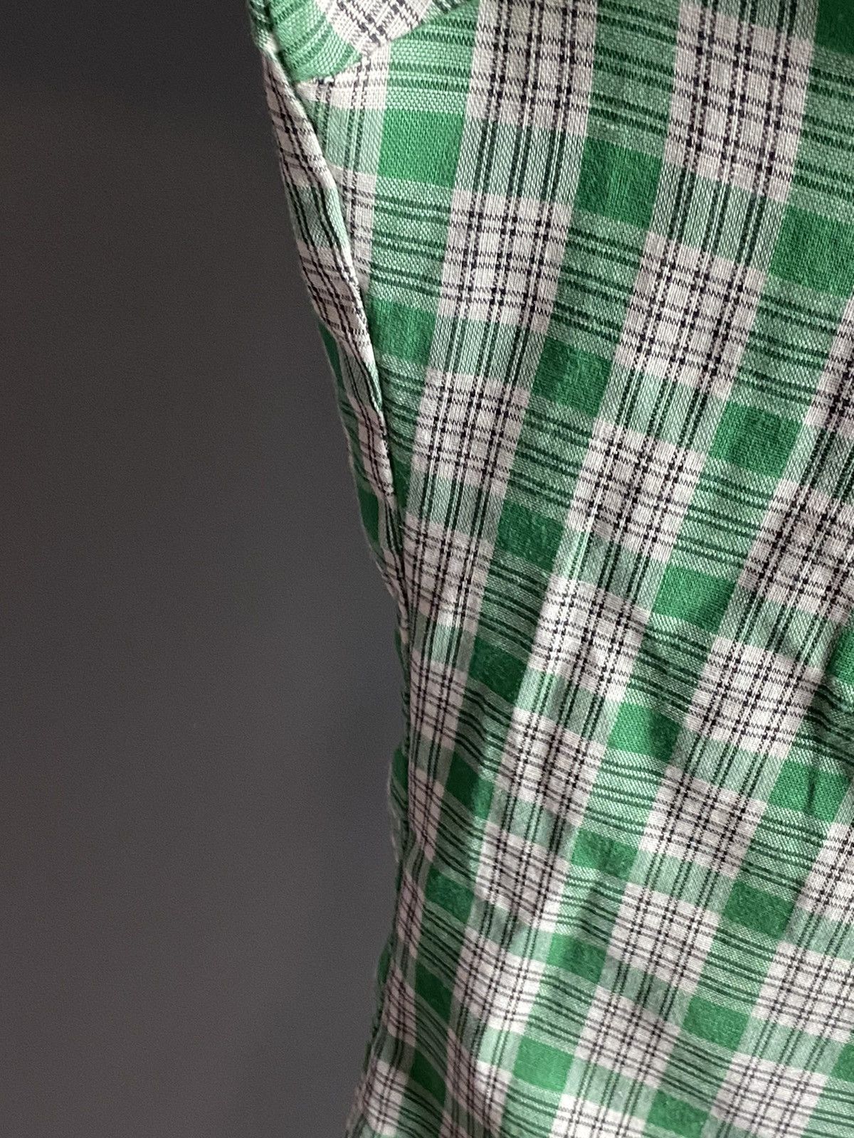 Wrangler VTG 70s Wrangler Snap Western Plaid Short Sleeve Shirt sz 20 Size S / US 4 / IT 40 - 5 Thumbnail