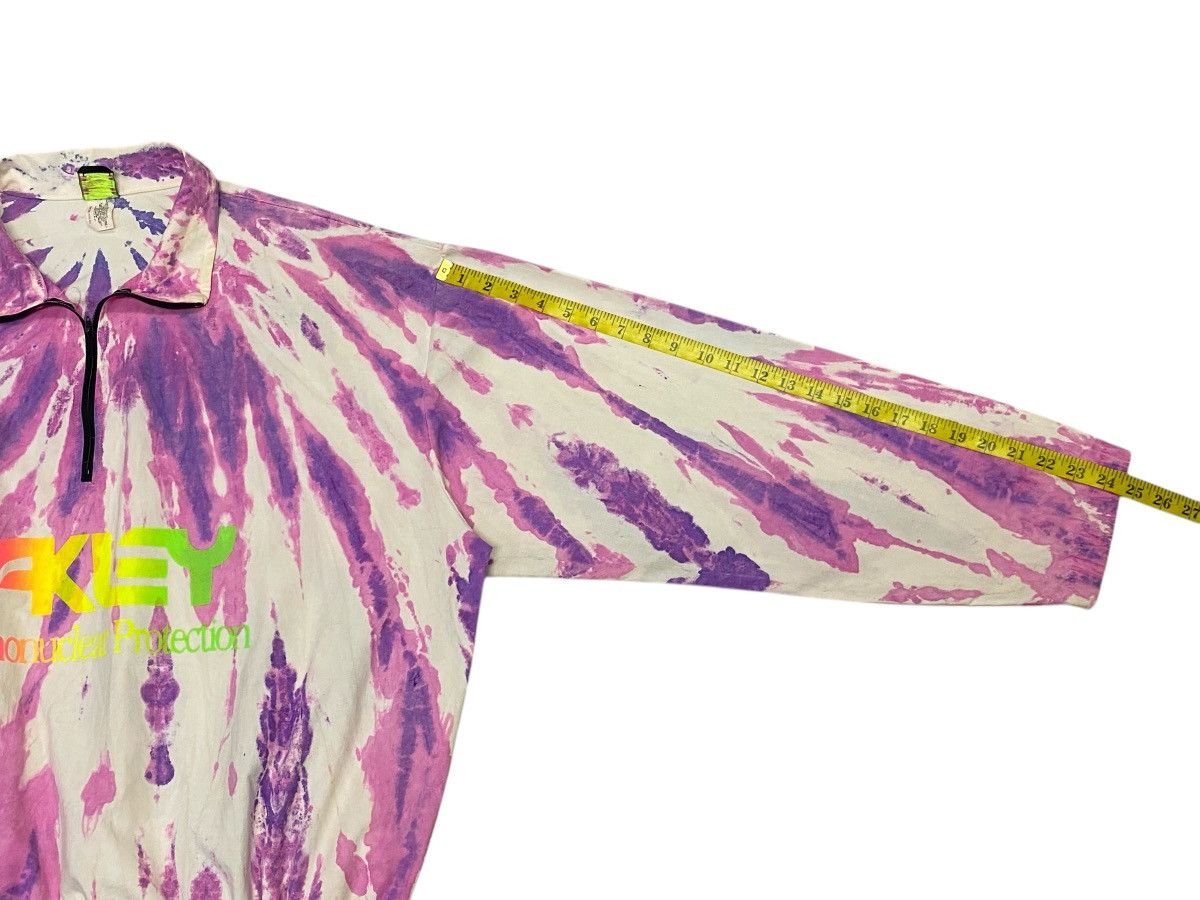 Oakley Vintage Oakley Thermonuclear Protection Tie Dye Half Zip Size US XL / EU 56 / 4 - 14 Thumbnail
