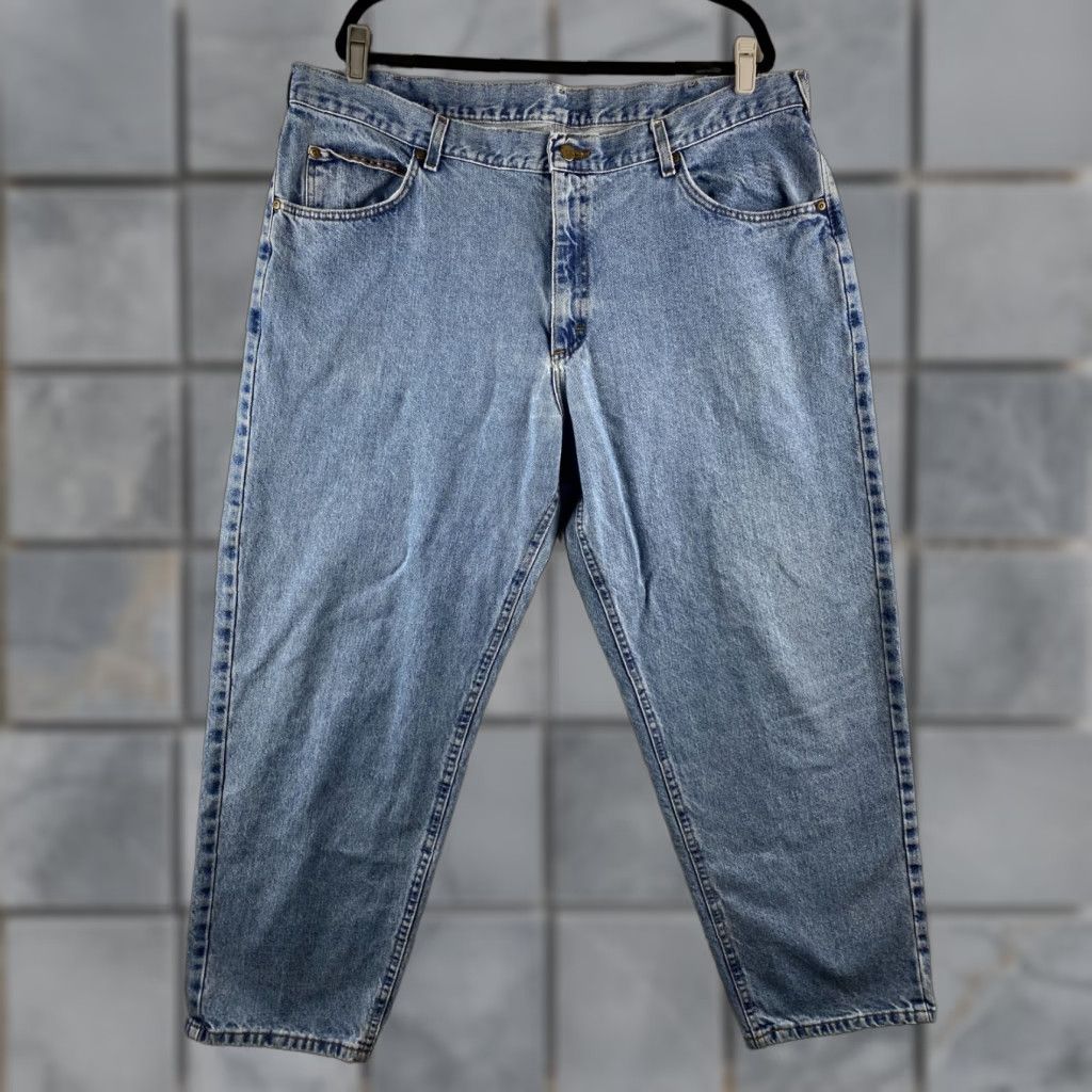 Vintage VINTAGE L.L. Bean Jeans Mens 42 x 29 Blue Tapered Relaxed Denim Light Jeans Size US 42 / EU 58 - 1 Thumbnail