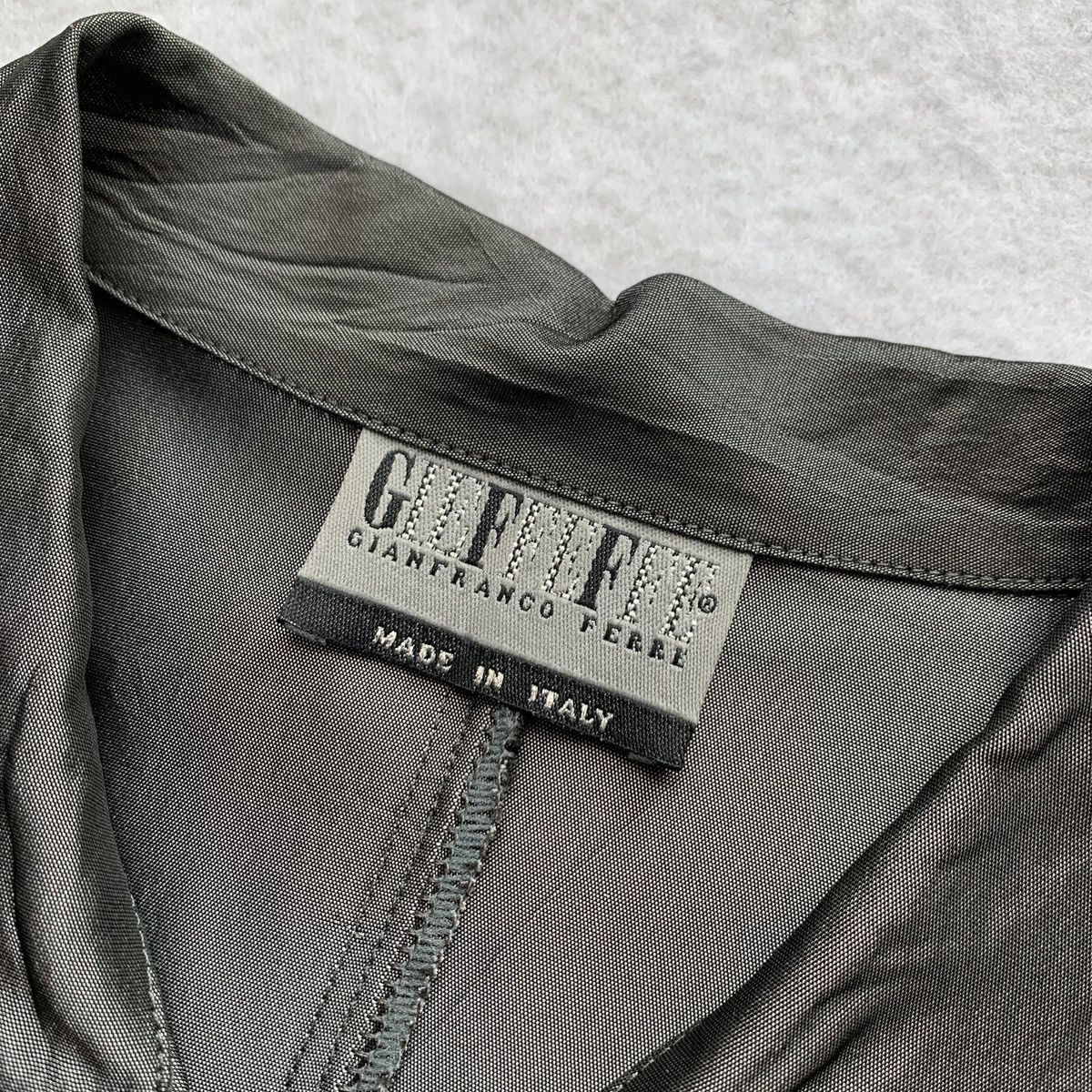 Gianfranco Ferre 1990s Gianfranco Ferre Metallic Satin Shirt Size S / US 4 / IT 40 - 5 Thumbnail