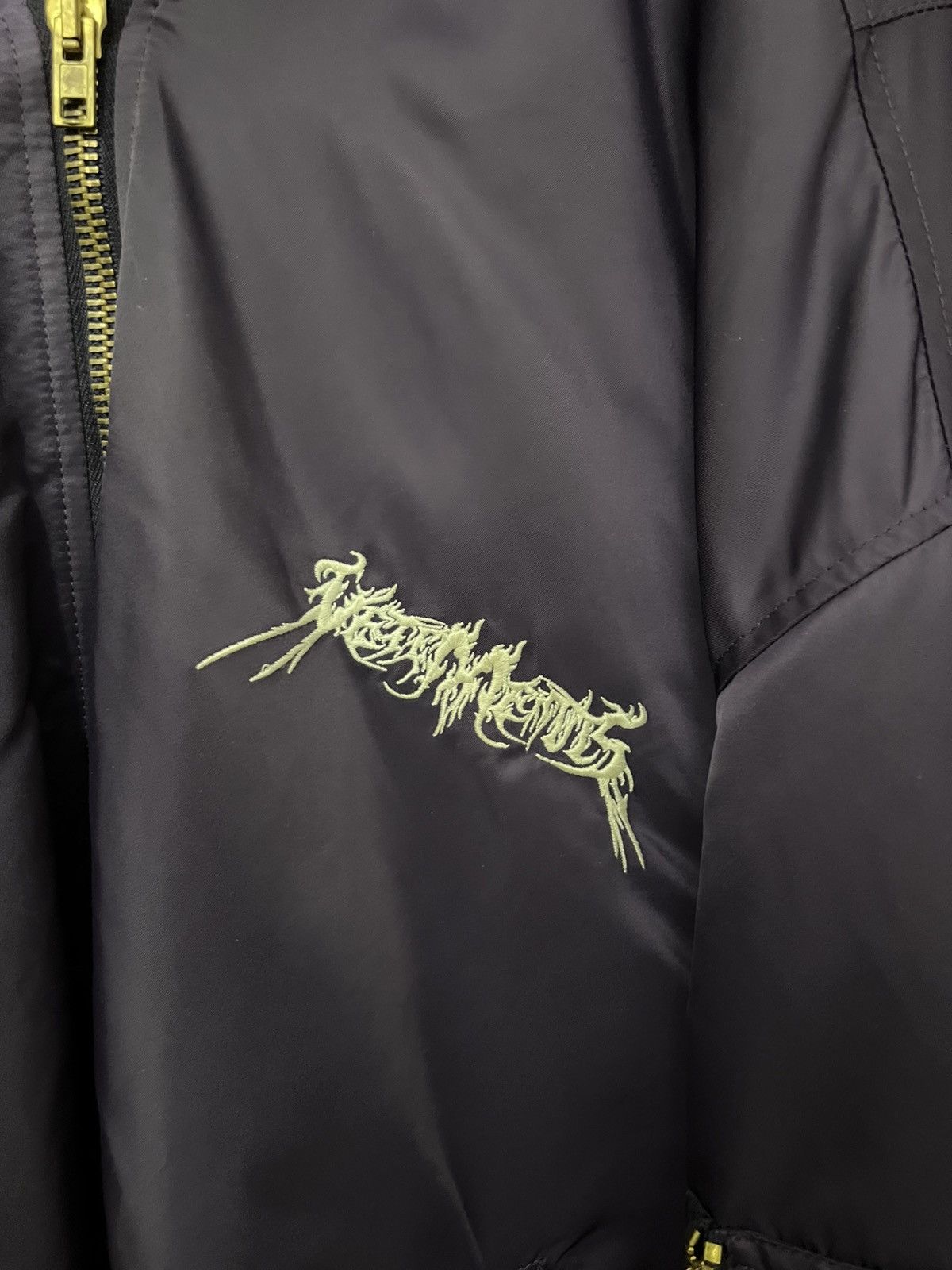 Vetements Vetements AW16 Total Fucking Darkness Bomber Size US XL / EU 56 / 4 - 5 Thumbnail