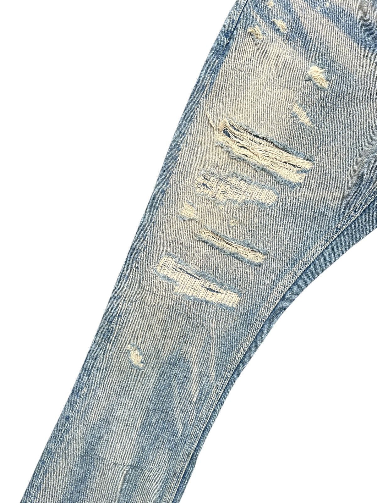 Japanese Brand Bonds & Peace Faded Distresed Jeans Size US 31 - 4 Thumbnail