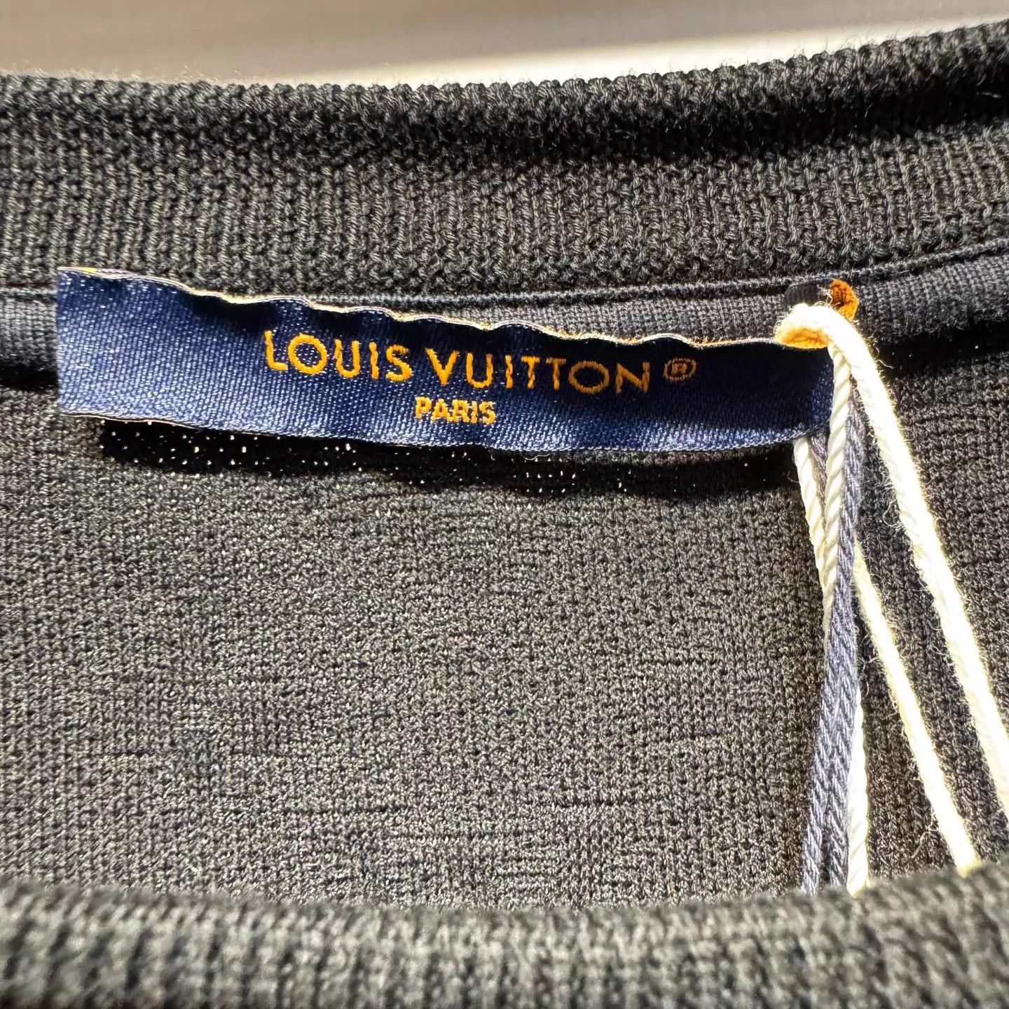 Louis Vuitton LV Black Pocket Subtle Pattern Short Sleeve 4L New Size 4XL / US 24-26 - 2 Thumbnail