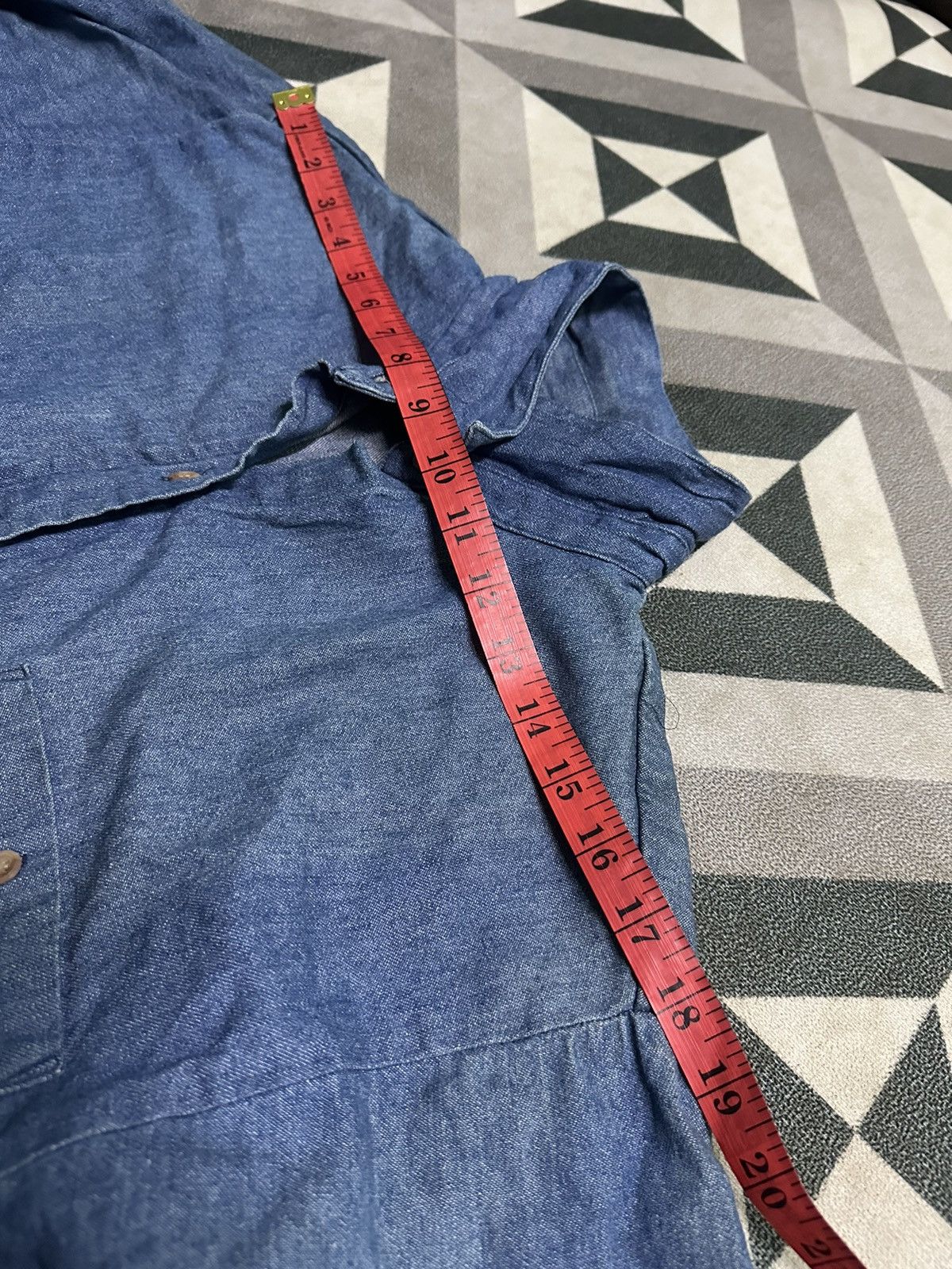 Vintage Vintage 80s Panhandle slim blue denim shirts Size US S / EU 44-46 / 1 - 10 Thumbnail
